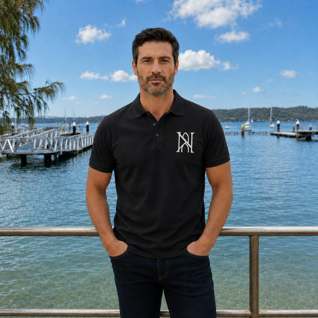 The Aleph Mark — Embroidered Polo