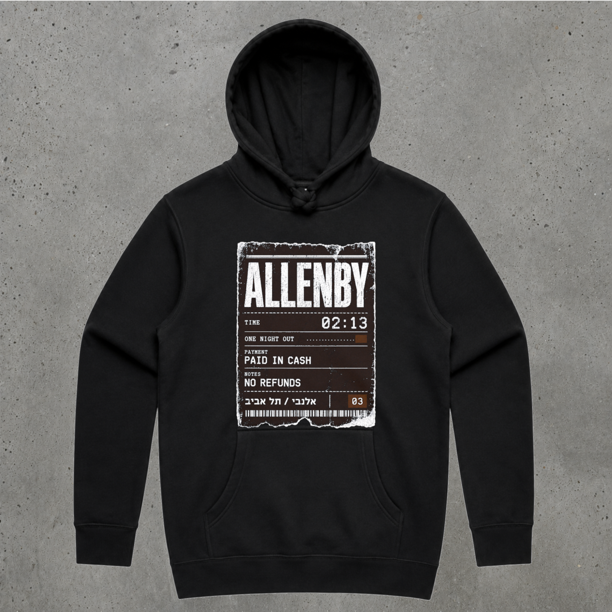Allenby No Refunds Hoodie