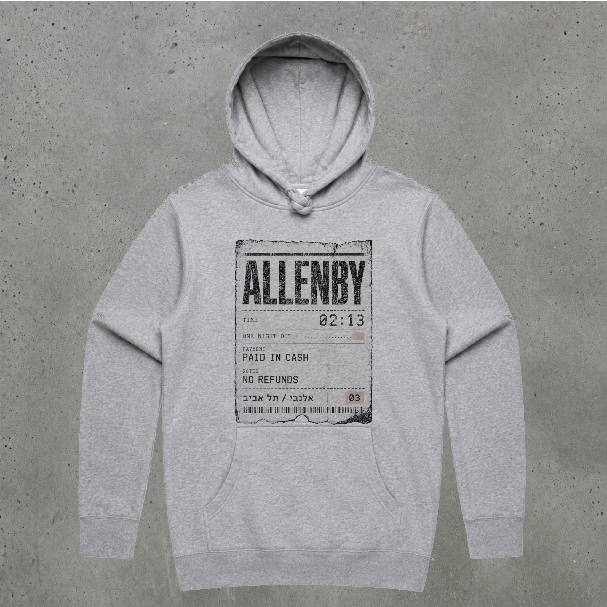 Allenby No Refunds Hoodie