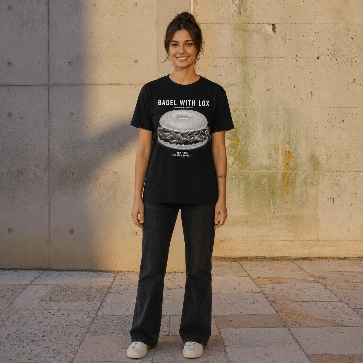 Bagel With Lox — New York Tee – Counter Supply