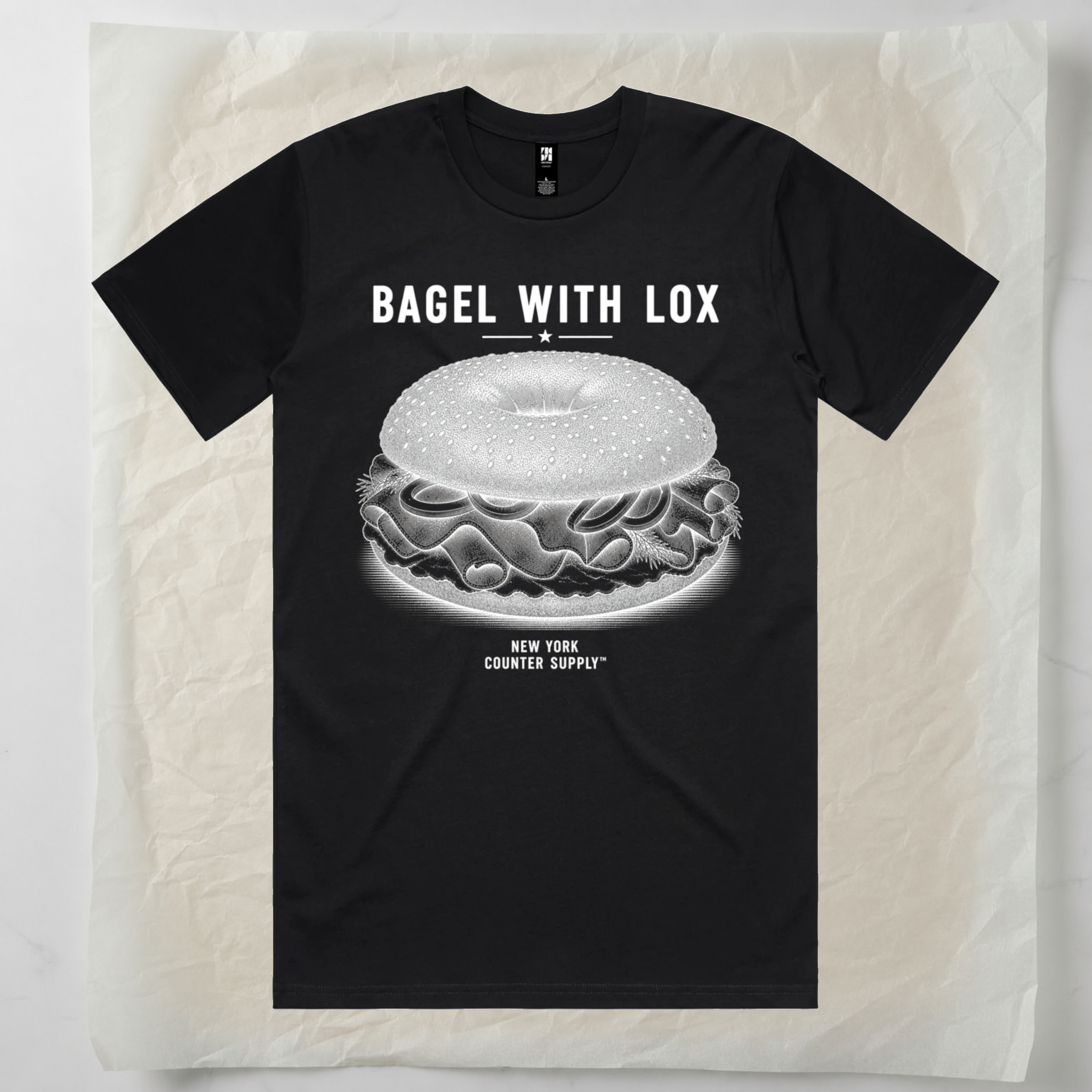 Bagel With Lox — New York Tee – Counter Supply