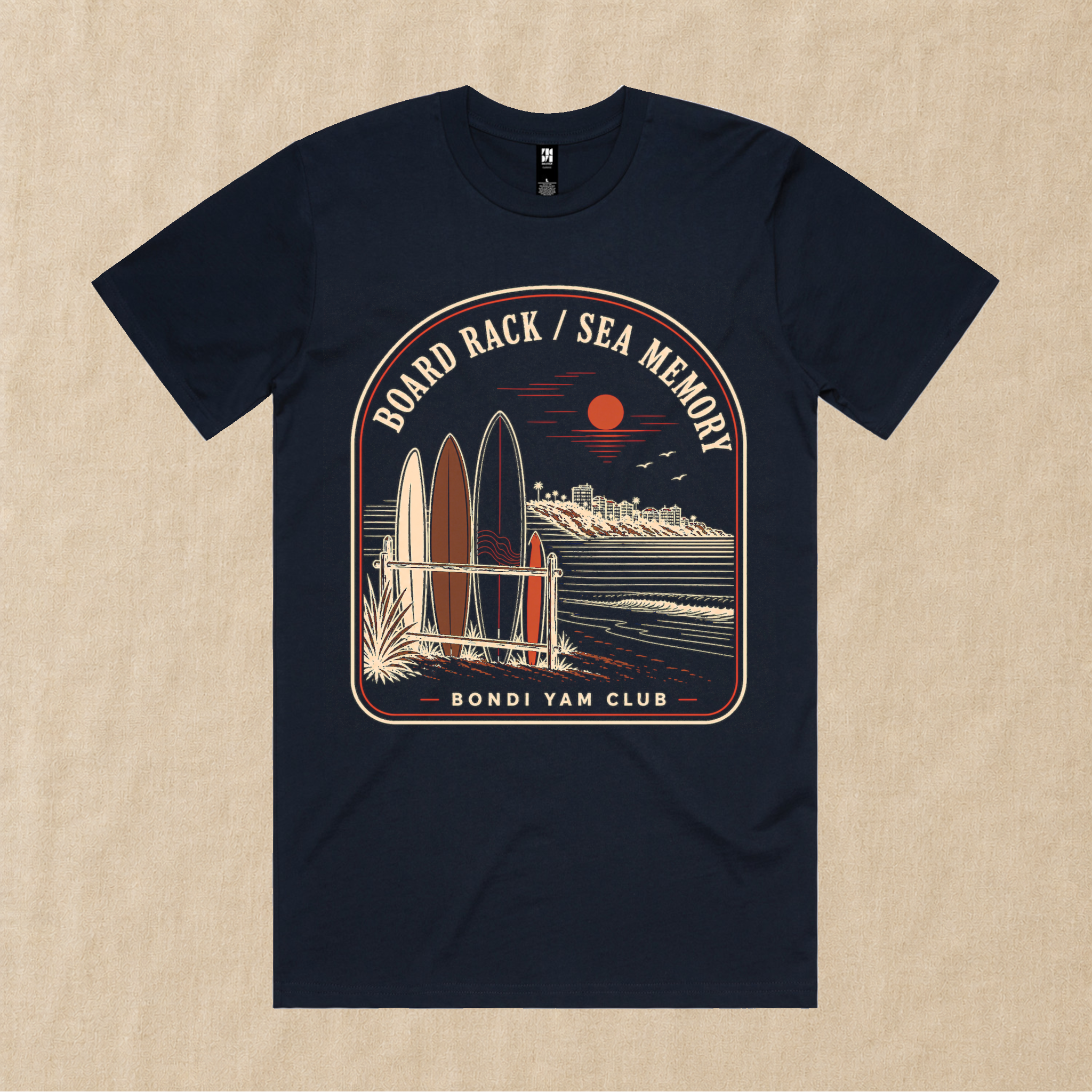Board Rack / Sea Memory Tee – Bondi Yam Club