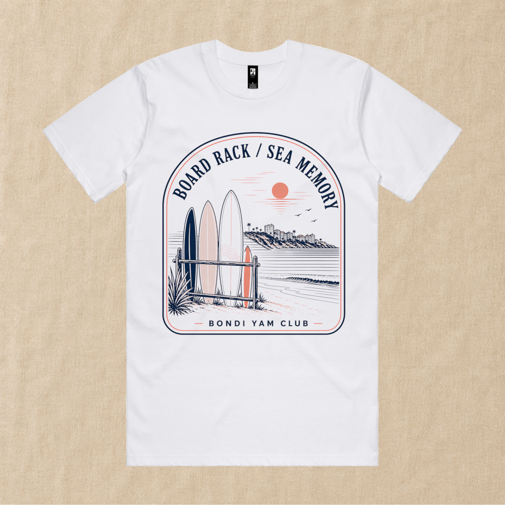 Board Rack / Sea Memory Tee – Bondi Yam Club