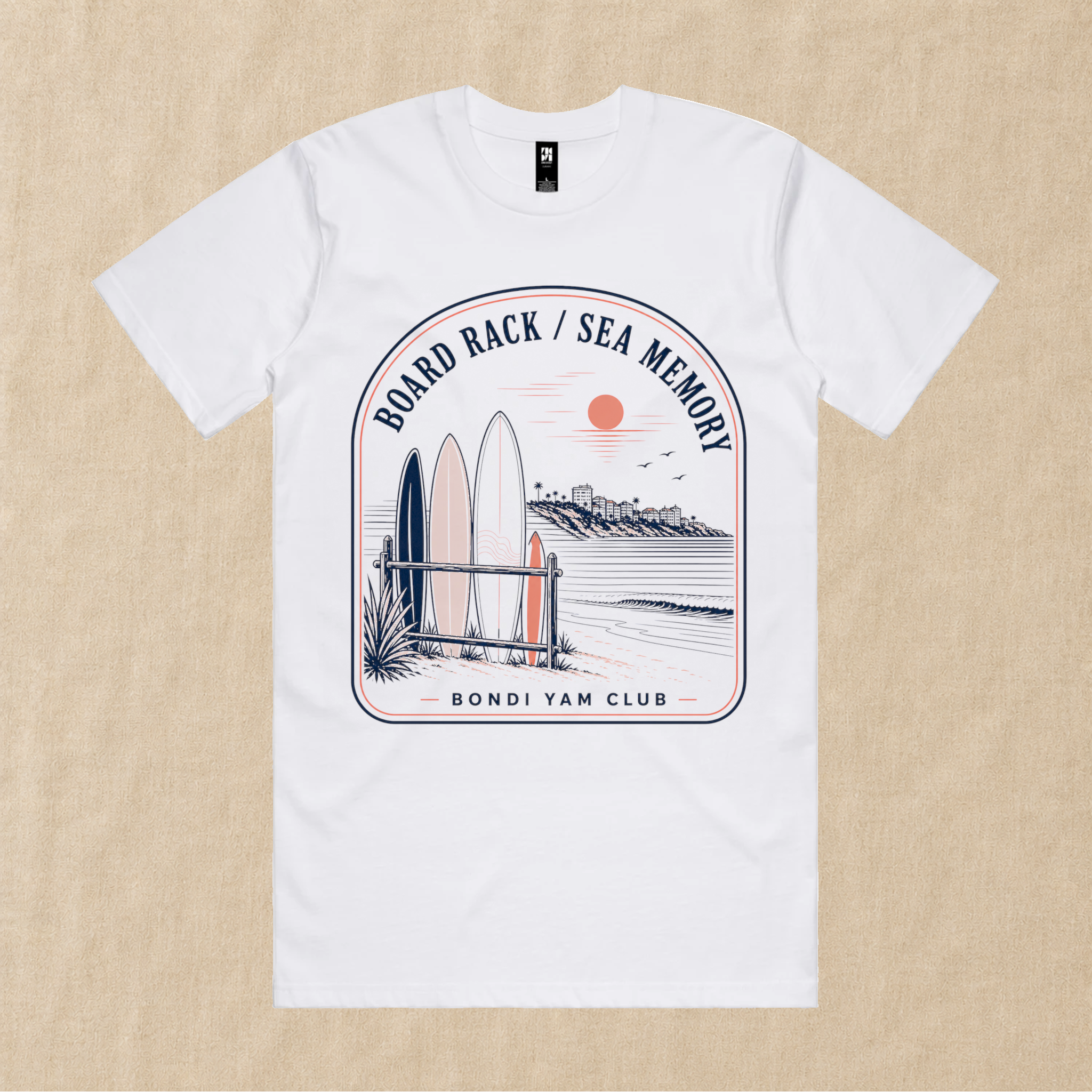 Board Rack / Sea Memory Tee – Bondi Yam Club