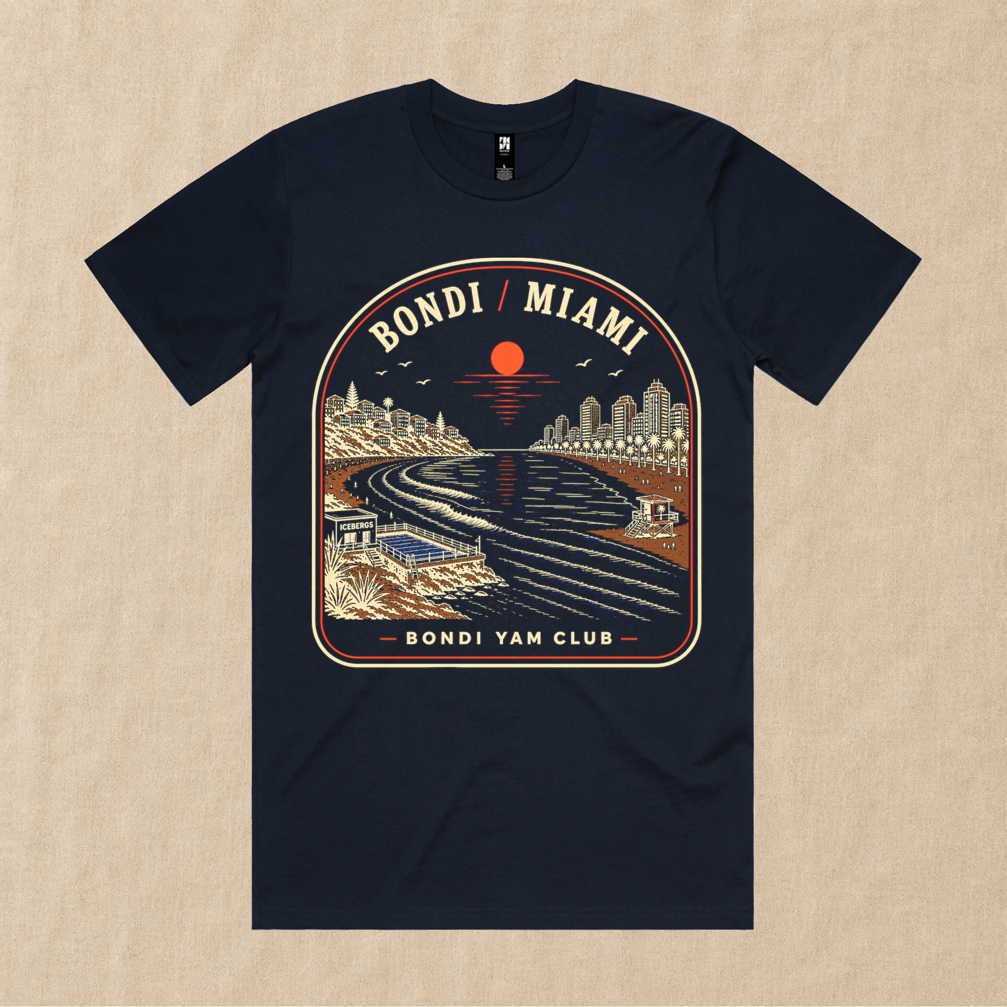 Bondi / Miami Tee – Bondi Yam Club