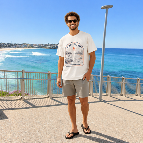 Bondi / Tel Aviv Tee – Bondi Yam Club
