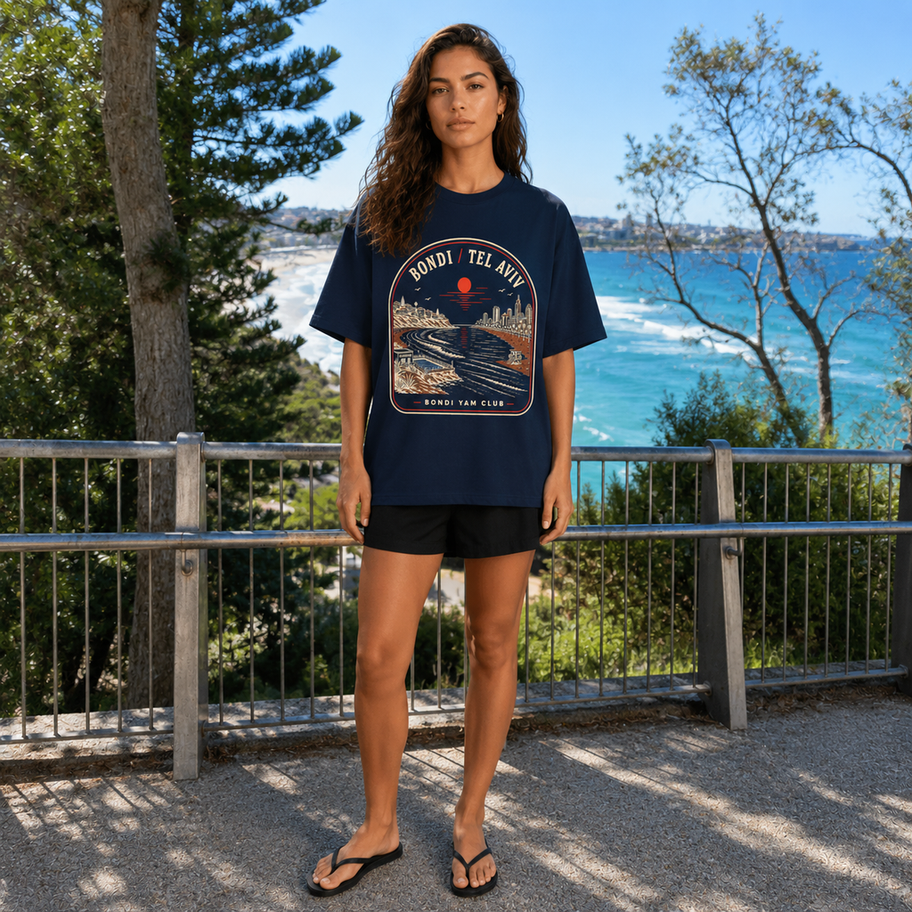 Bondi / Tel Aviv Tee – Bondi Yam Club