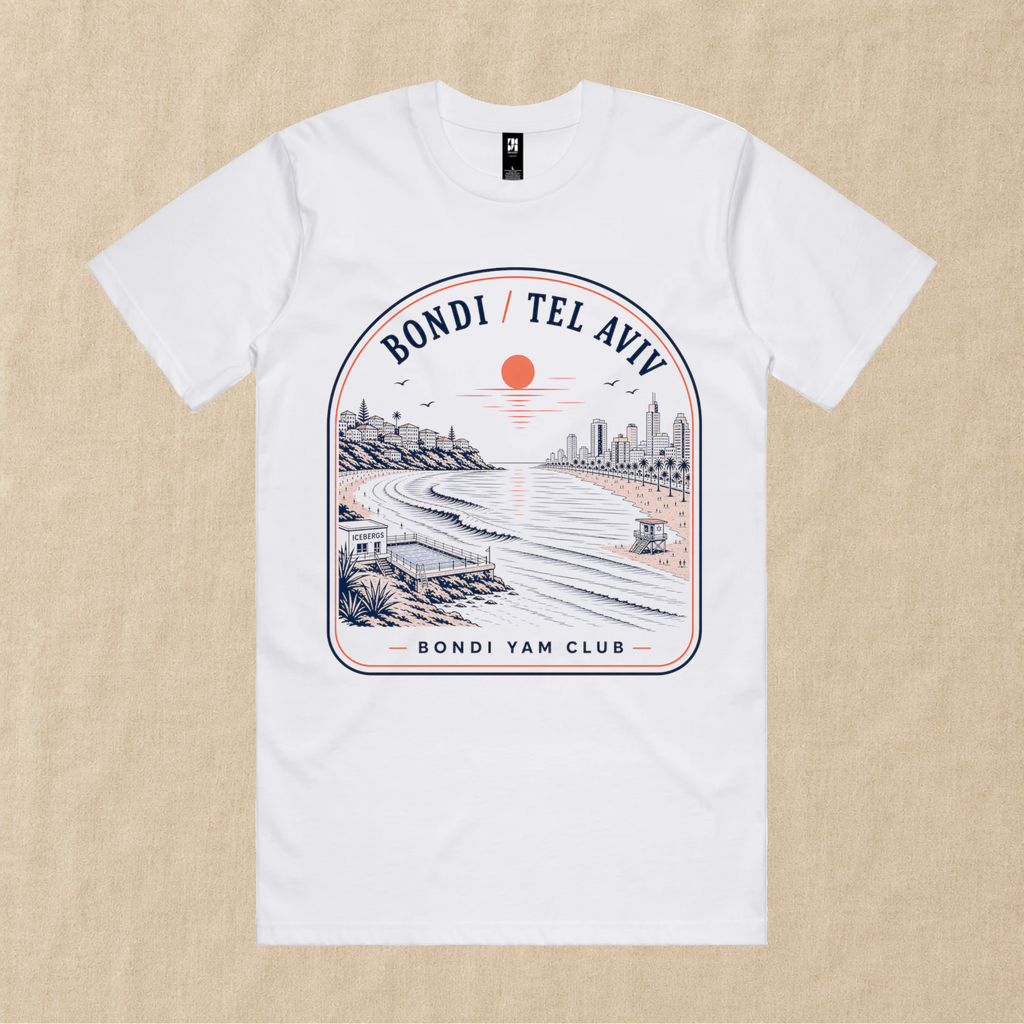 Bondi / Tel Aviv Tee – Bondi Yam Club