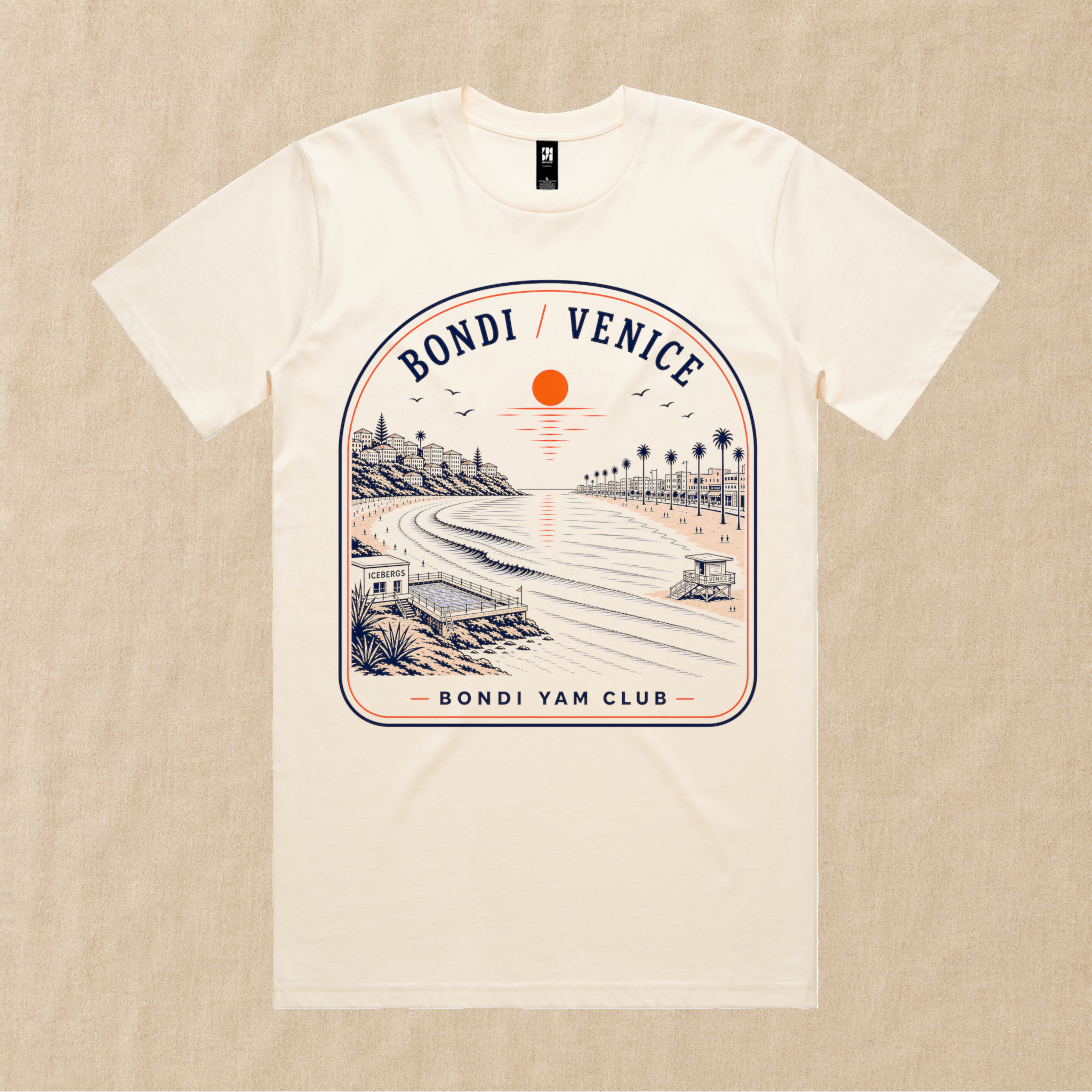 Bondi / Venice Tee – Bondi Yam Club