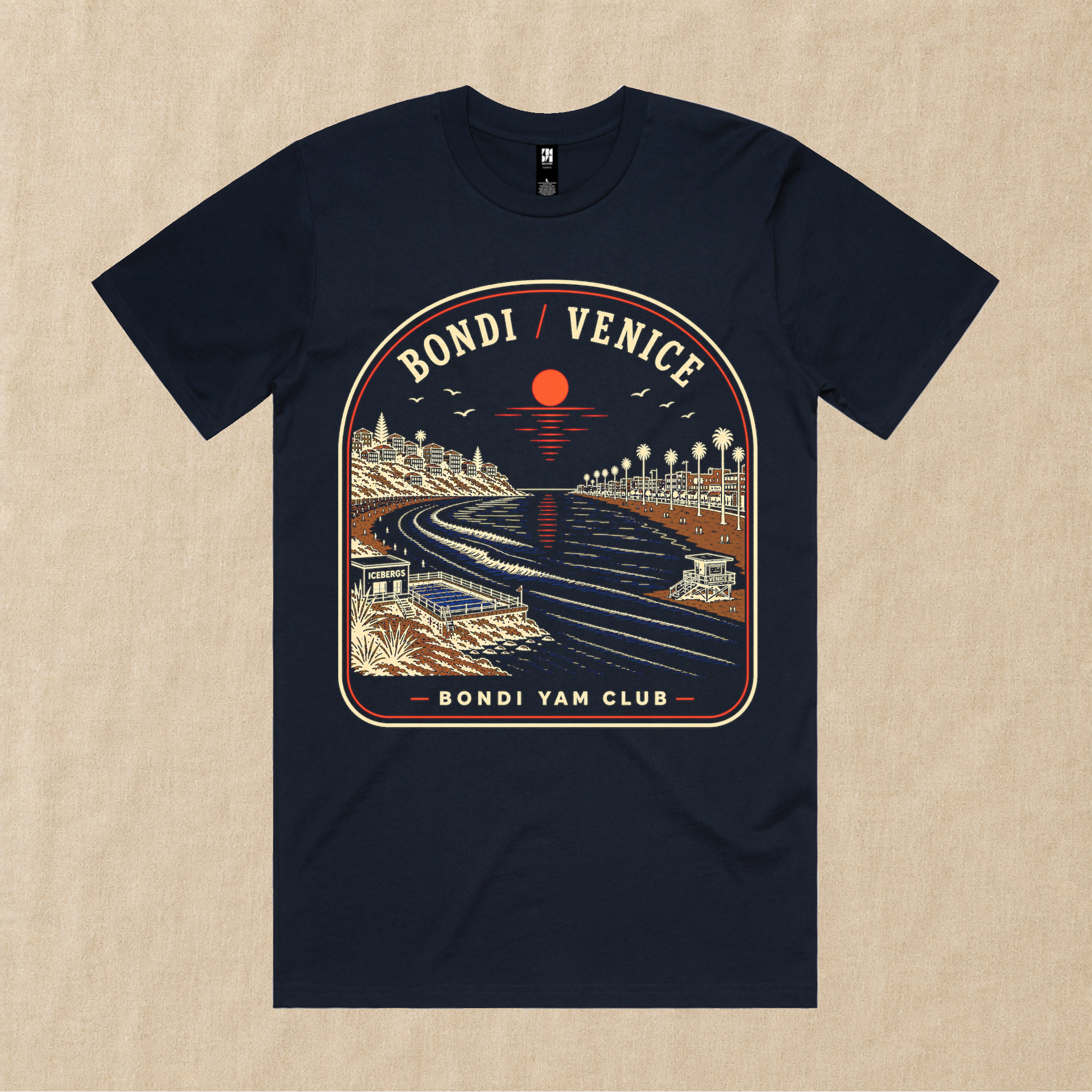 Bondi / Venice Tee – Bondi Yam Club