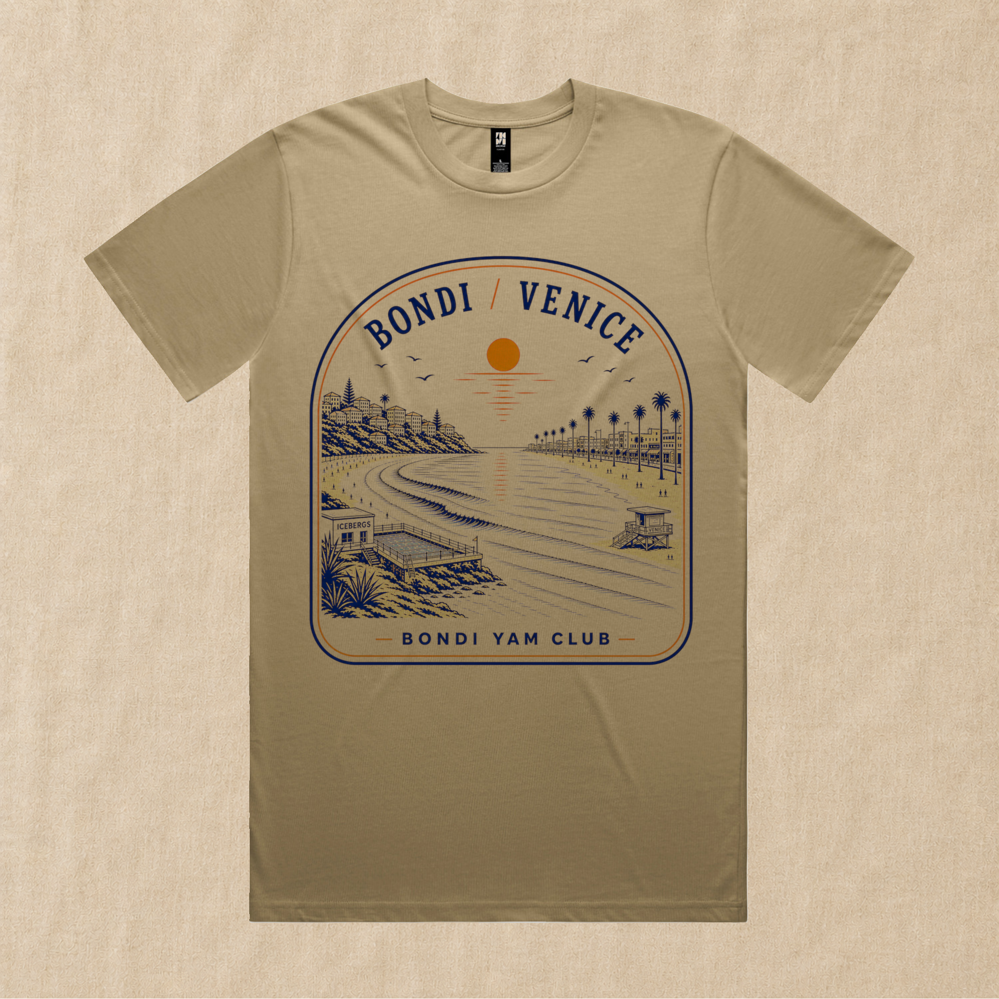 Bondi / Venice Tee – Bondi Yam Club