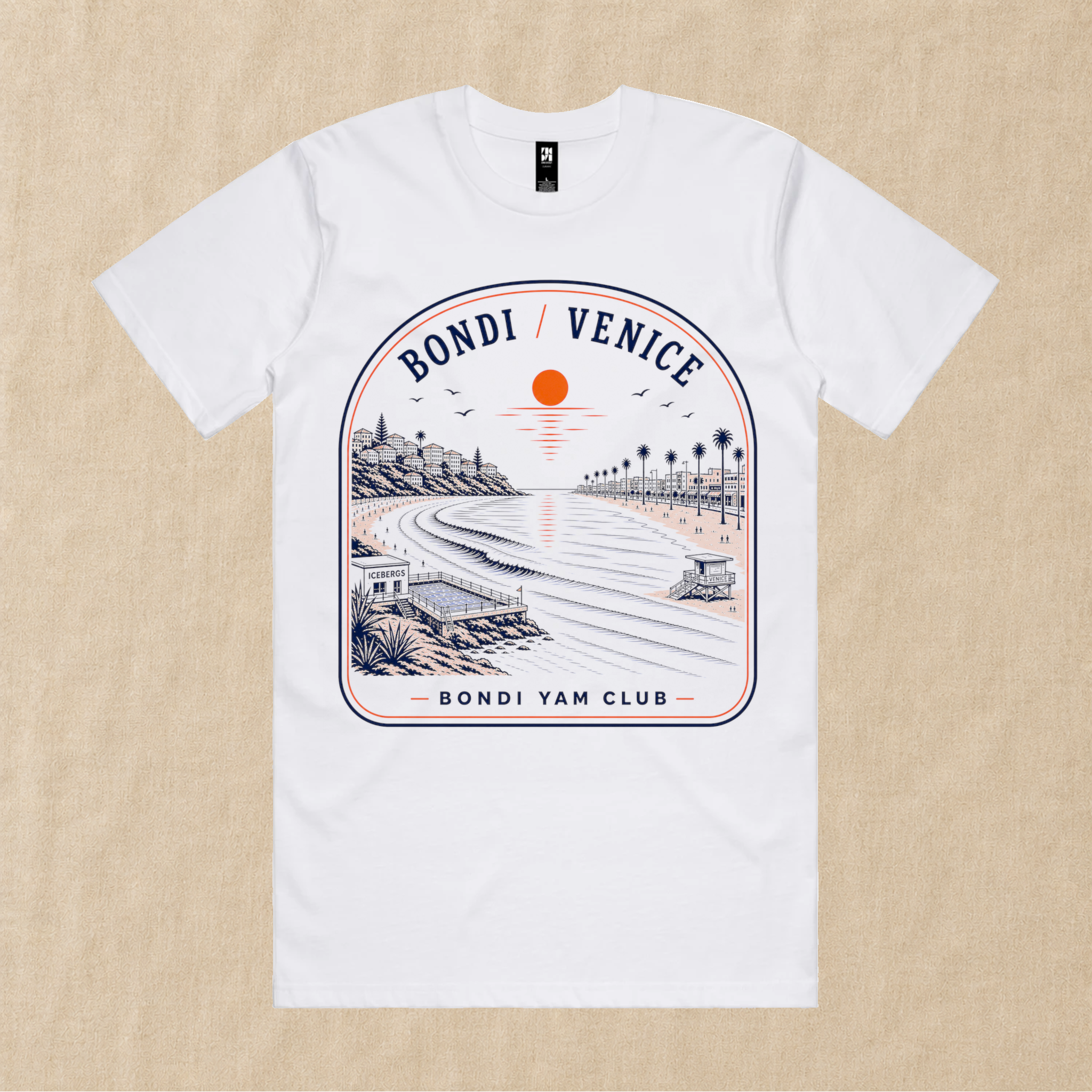 Bondi / Venice Tee – Bondi Yam Club