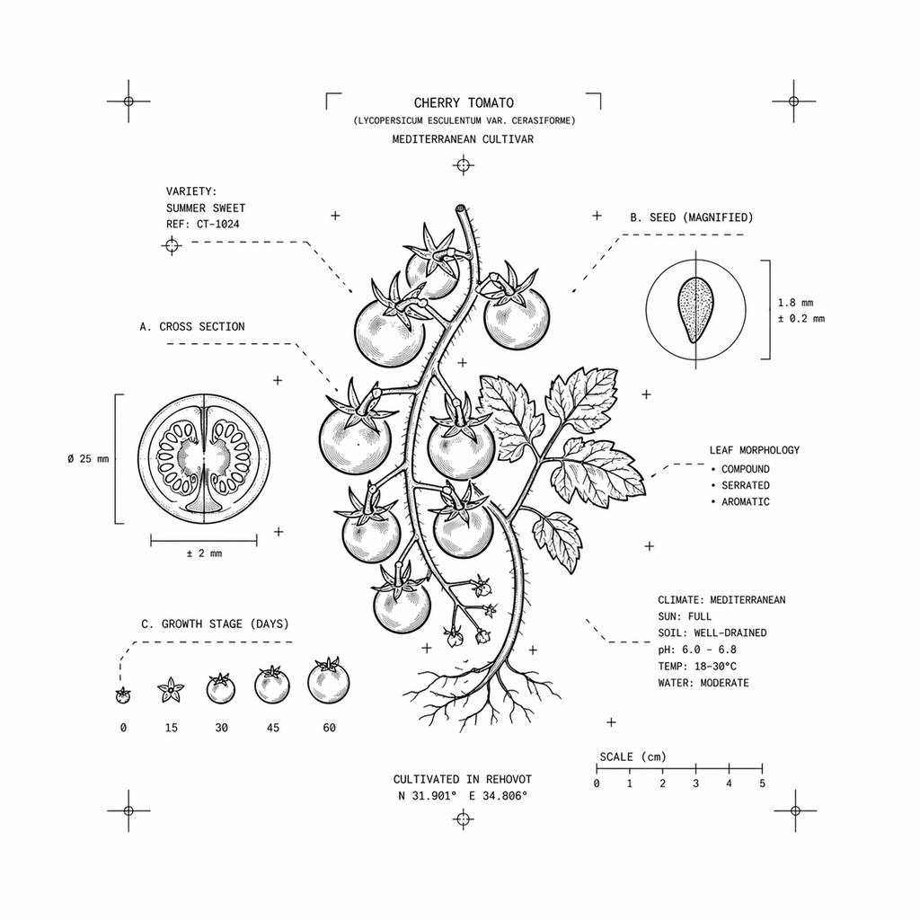 Cherry Tomato Cultivar Tee