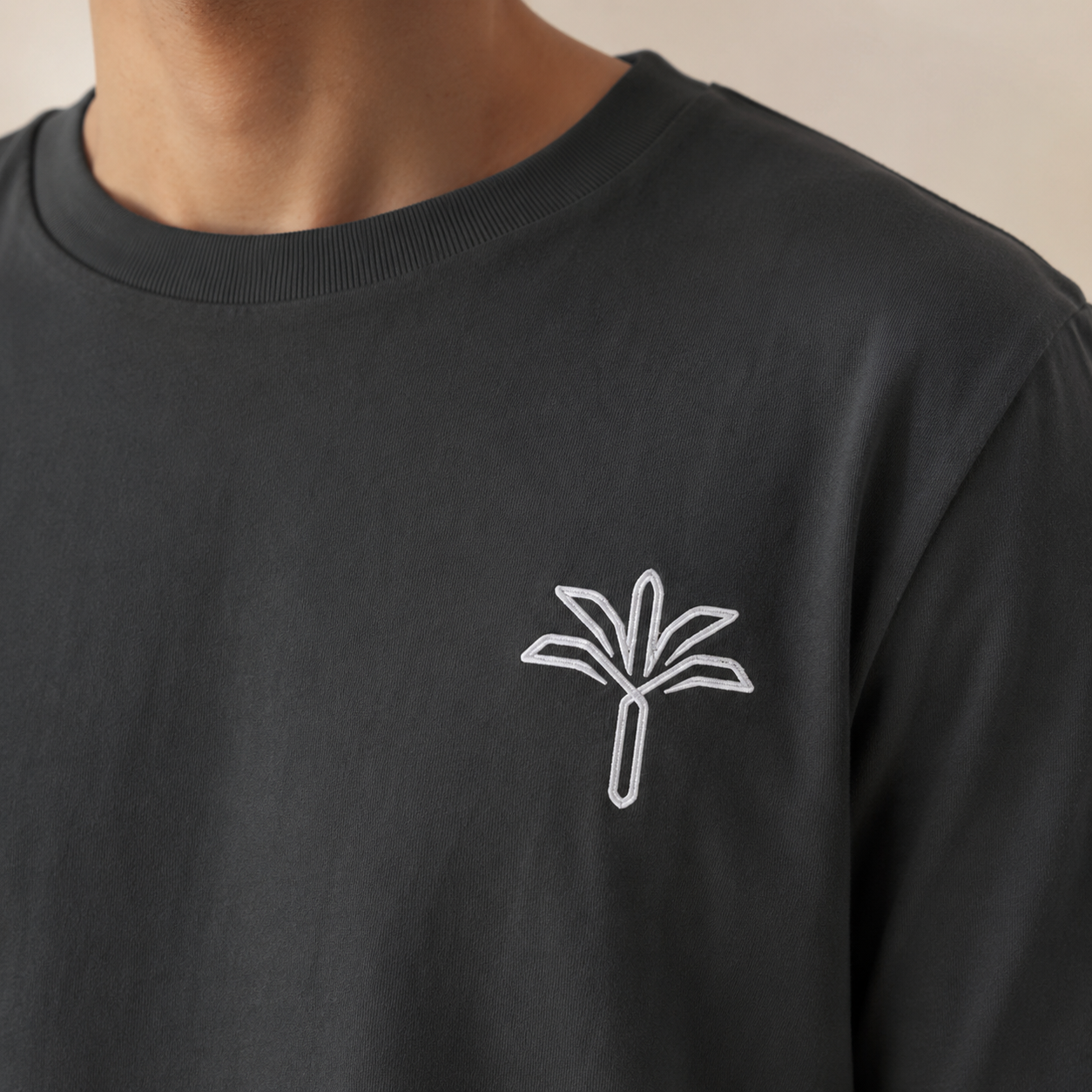 The Date Palm Mark — Embroidered Tee