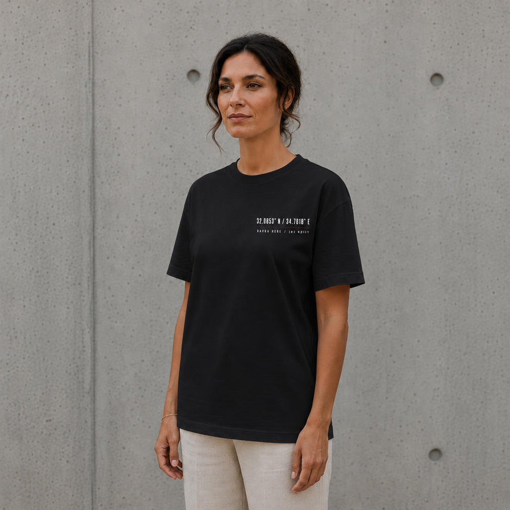 Davka Here Women's Tee — דווקא כאן