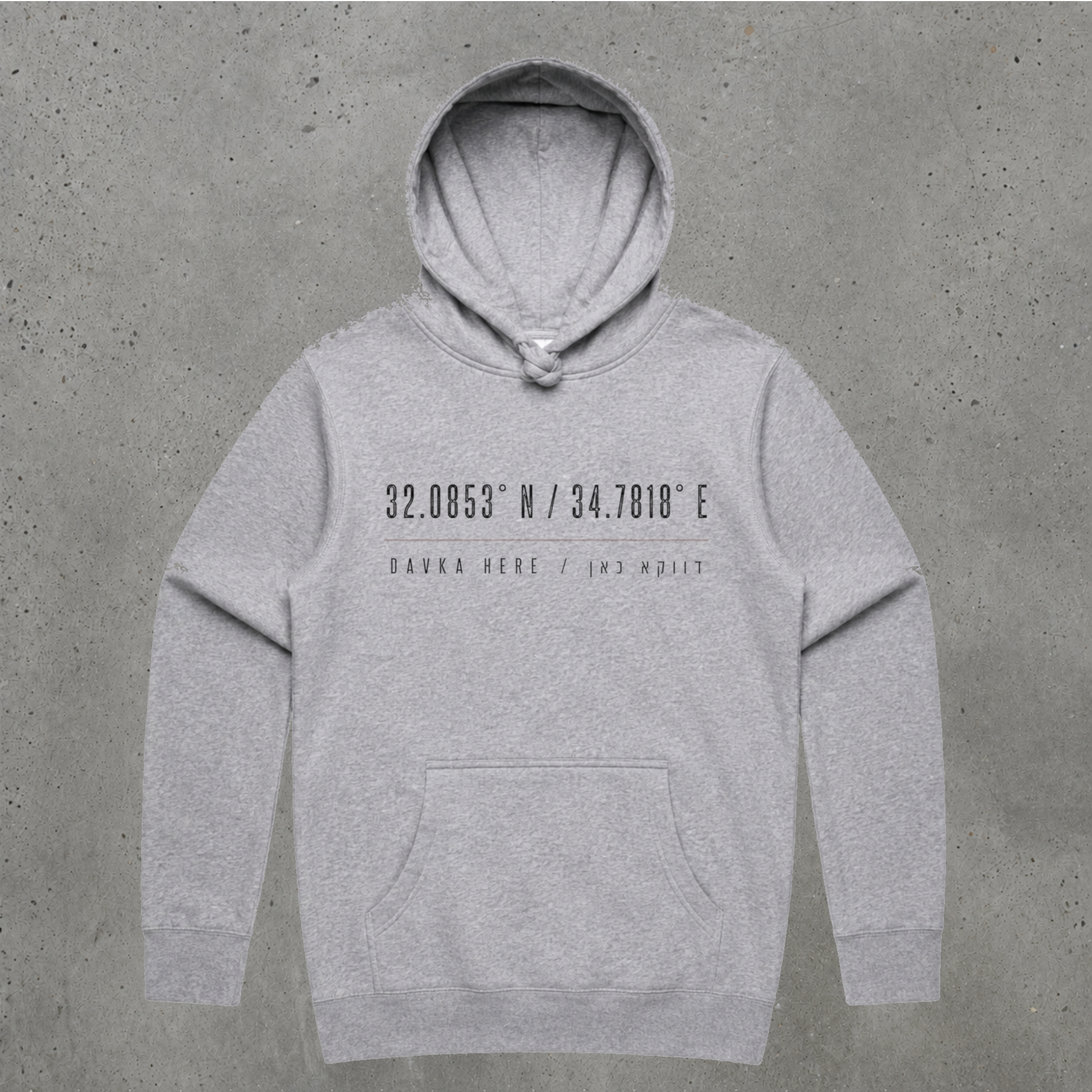 Davka Here Women's Hoodie — דווקא כאן