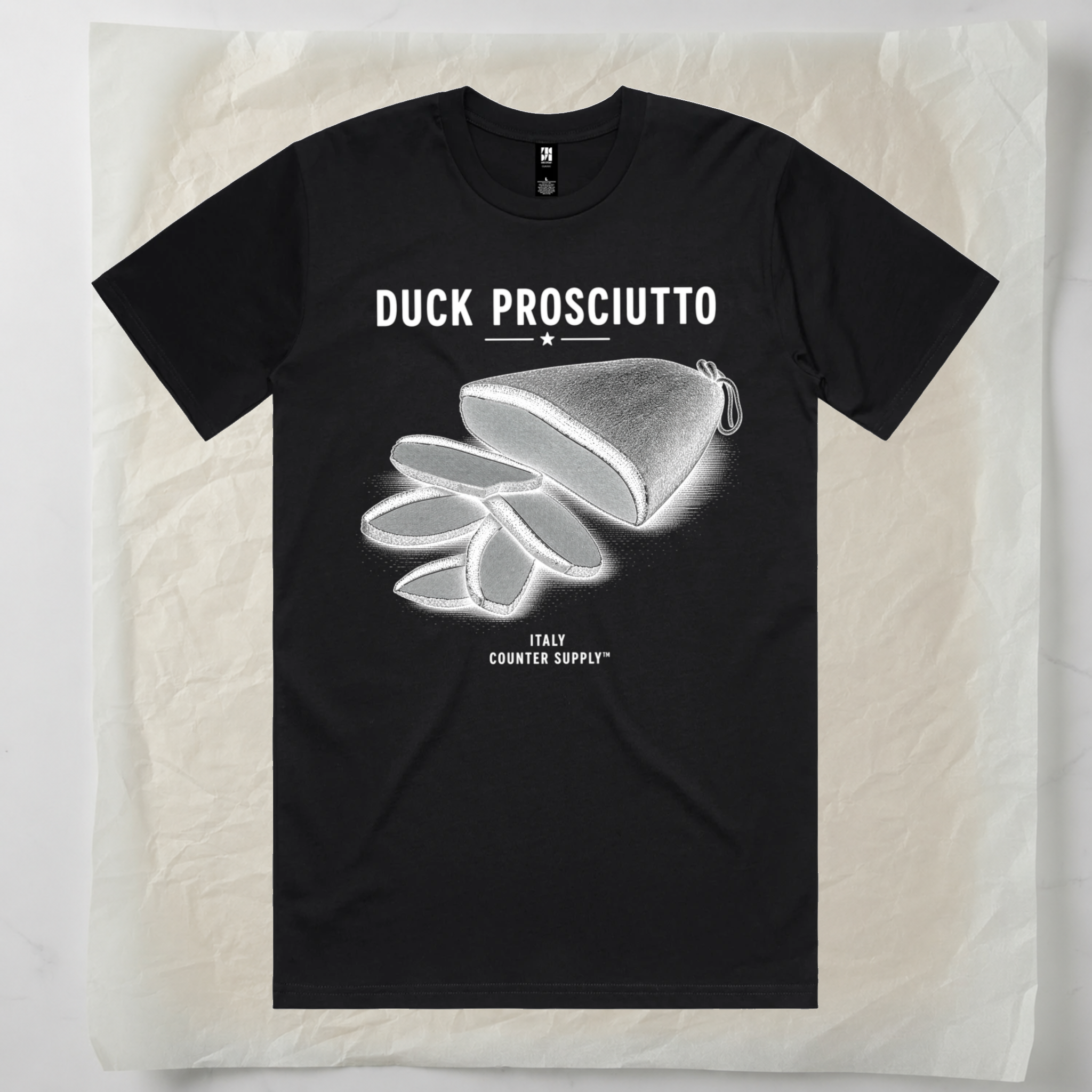 Duck Prosciutto — Italy Tee – Counter Supply