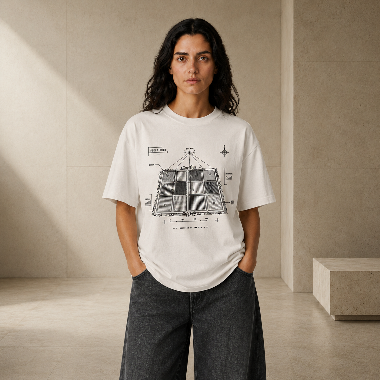 Field Grid Tee