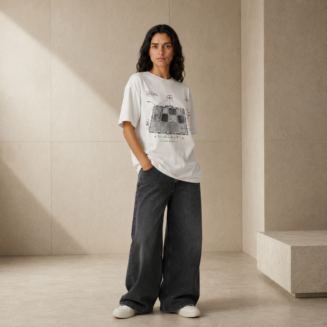 Field Grid Tee