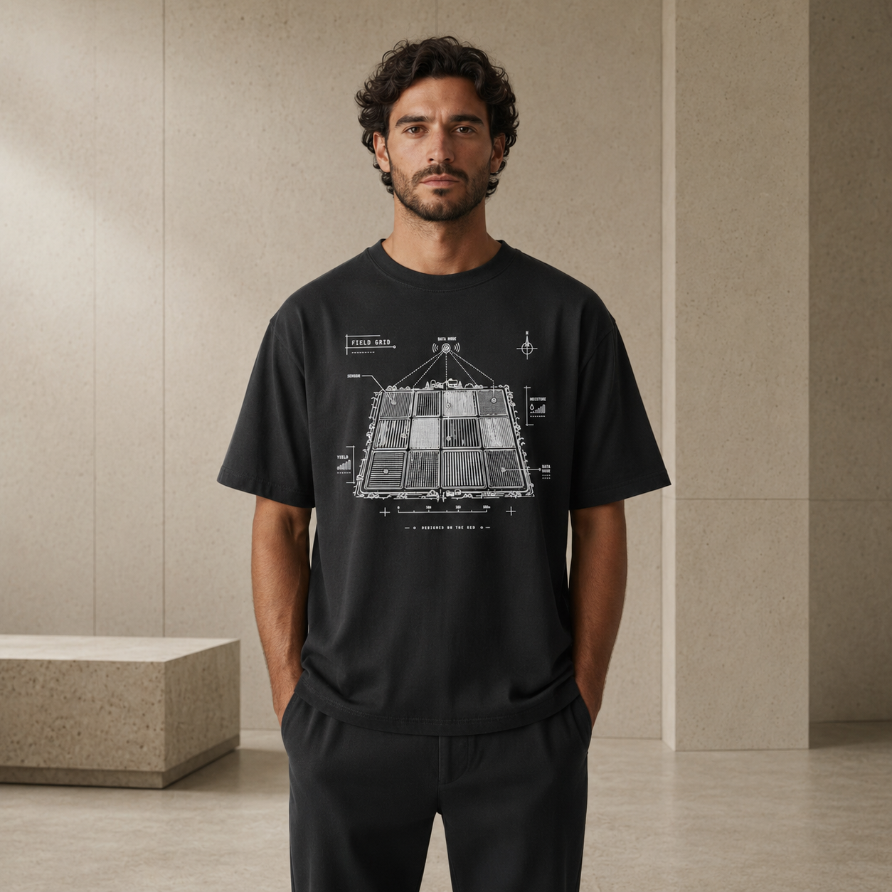 Field Grid Tee