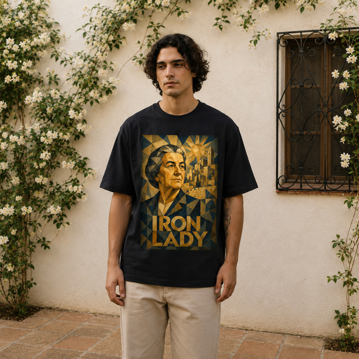 Golda Tee – Olive & Stone