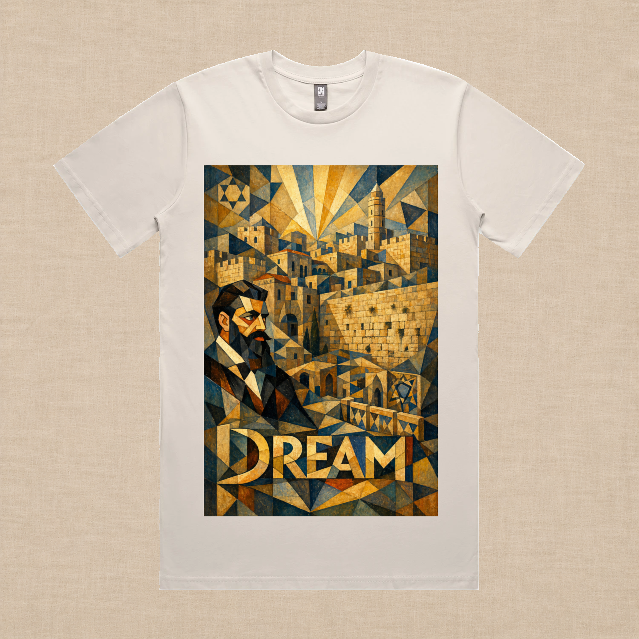 Herzl Tee – Olive & Stone