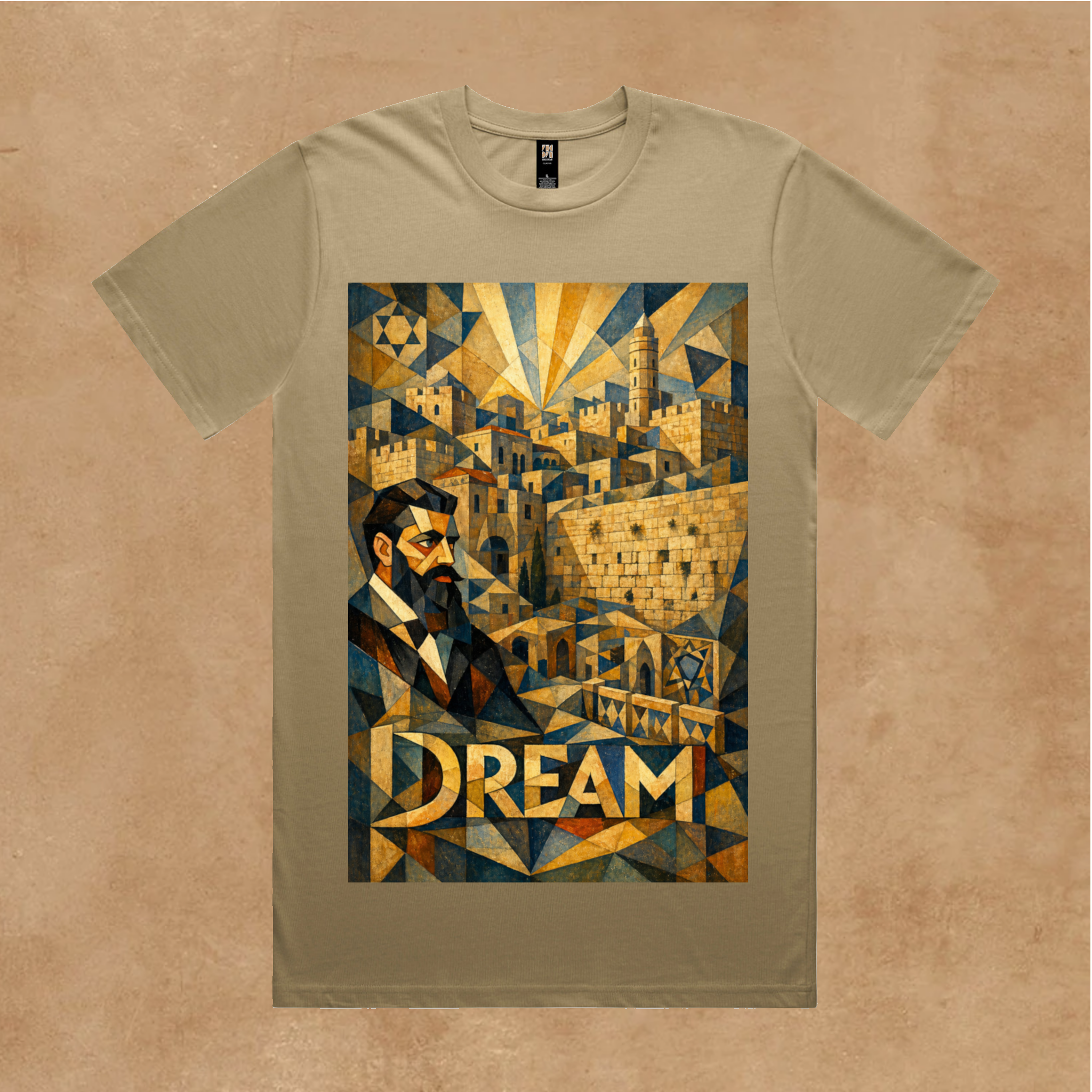 Herzl Tee – Olive & Stone