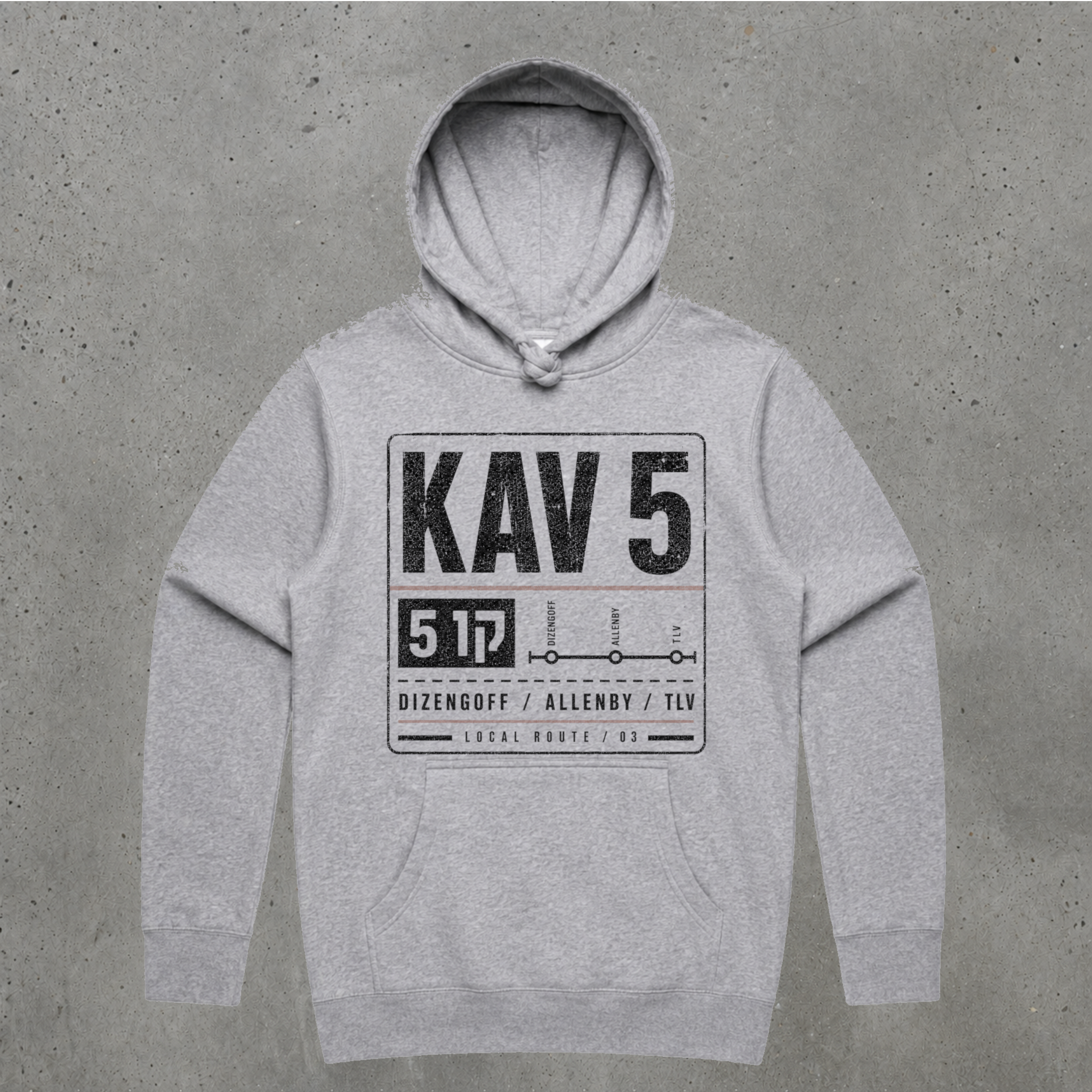 Kav 5 Hoodie — קו 5