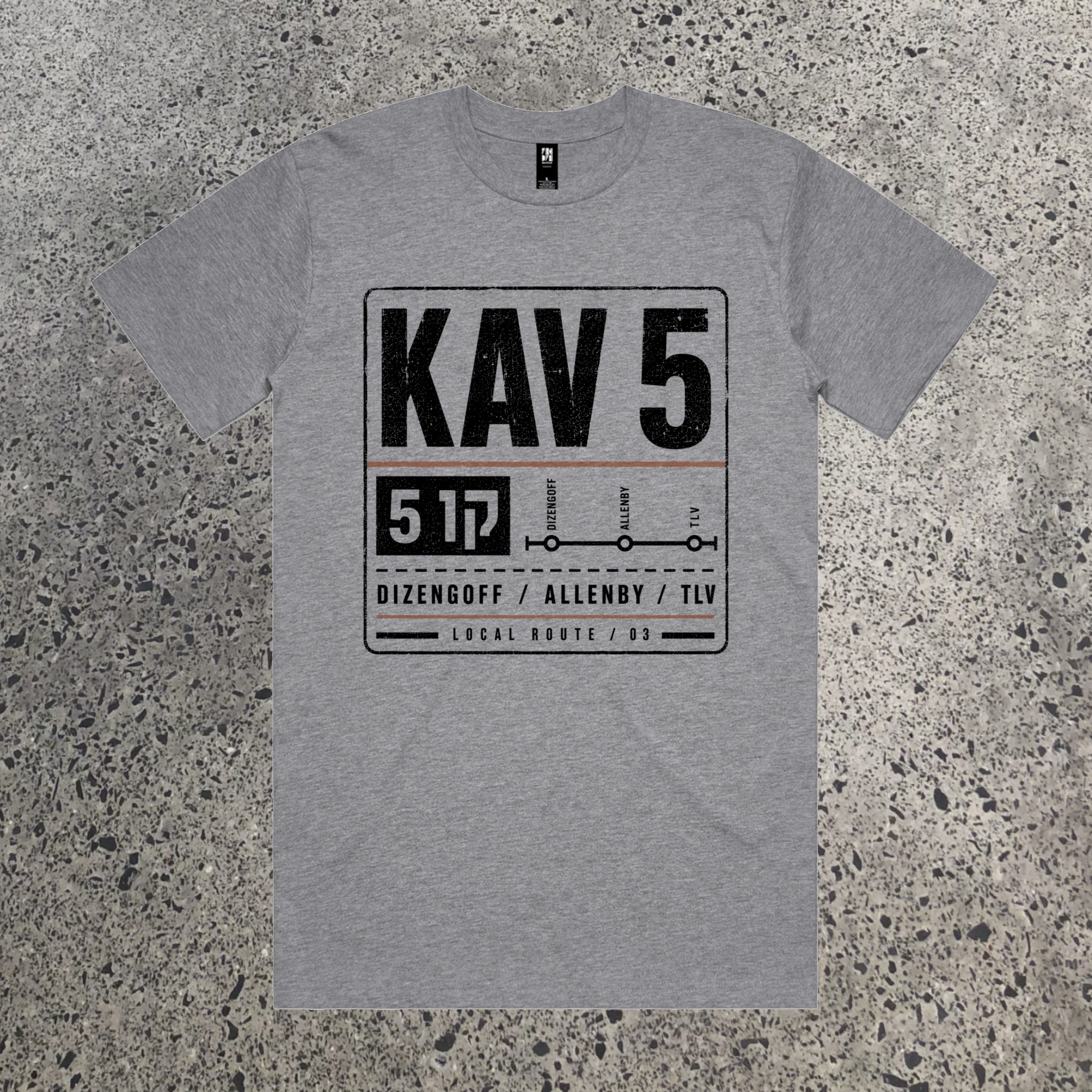 Kav 5 Tee — קו 5