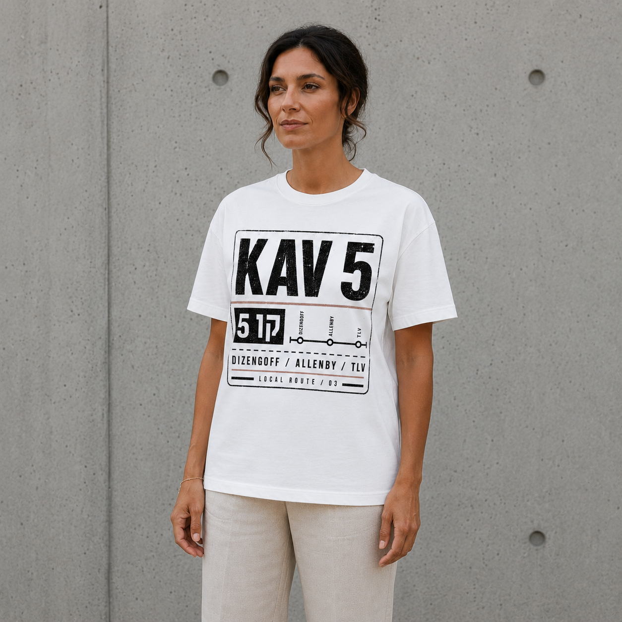 Kav 5 Tee — קו 5