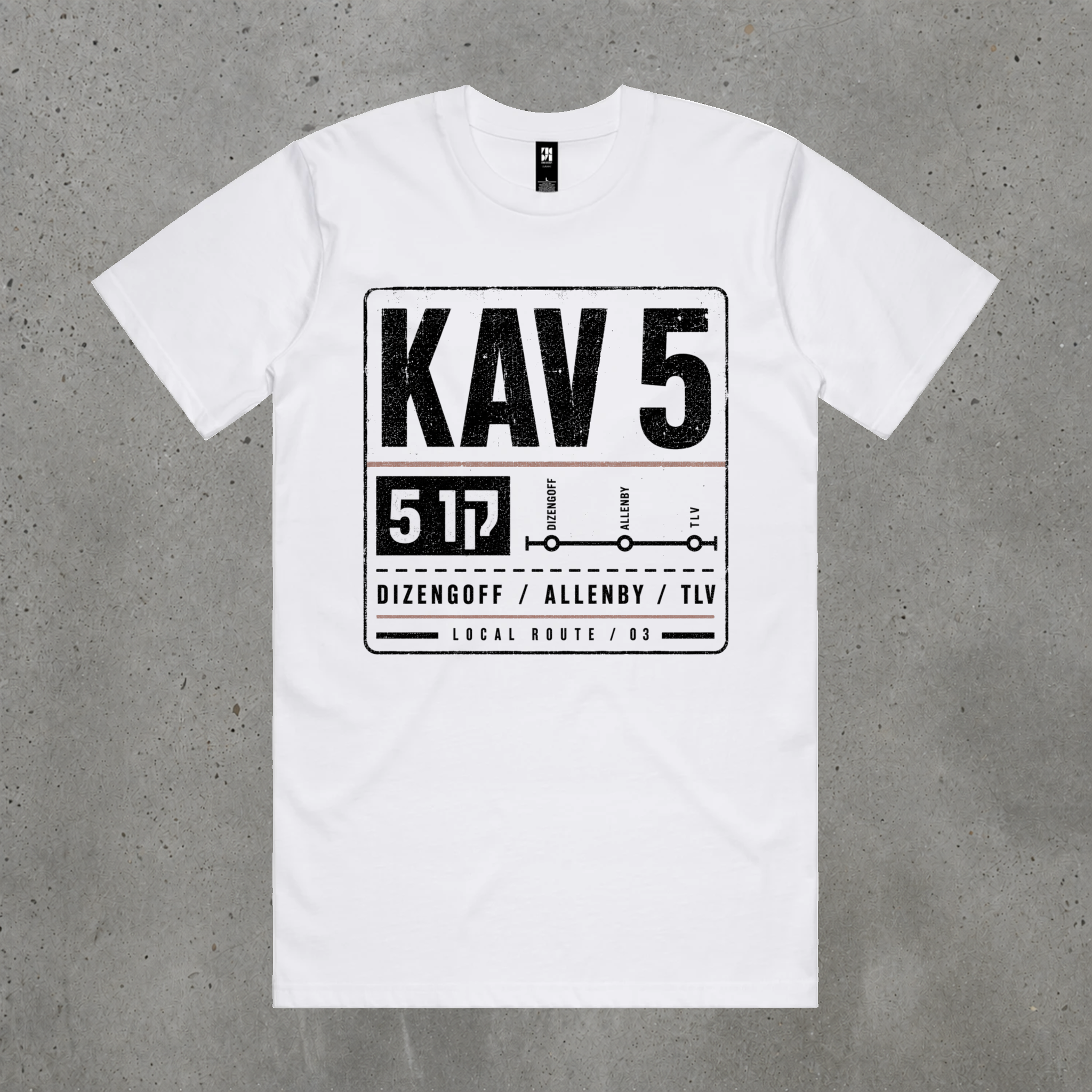 Kav 5 Tee — קו 5