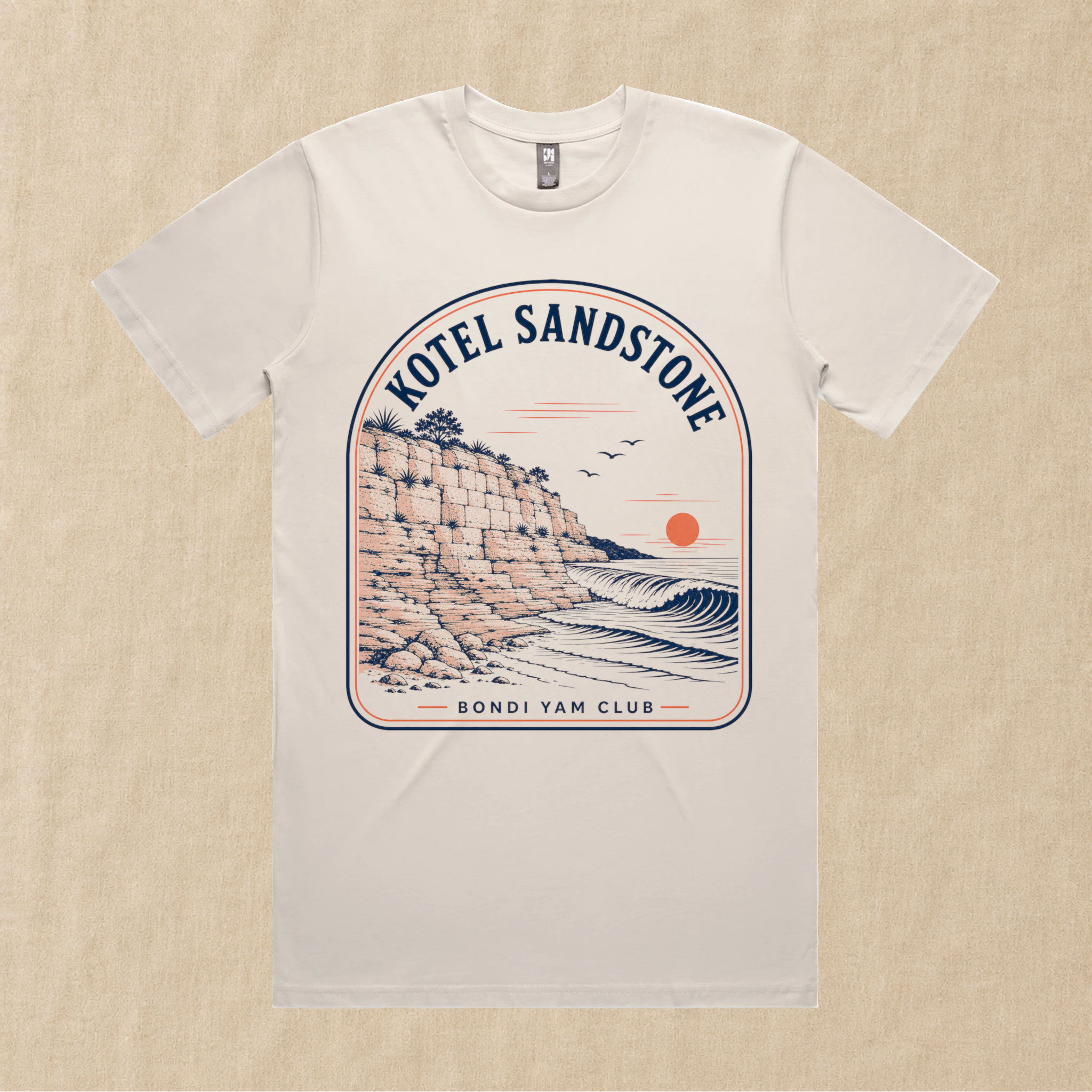 Kotel Sandstone Tee – Bondi Yam Club