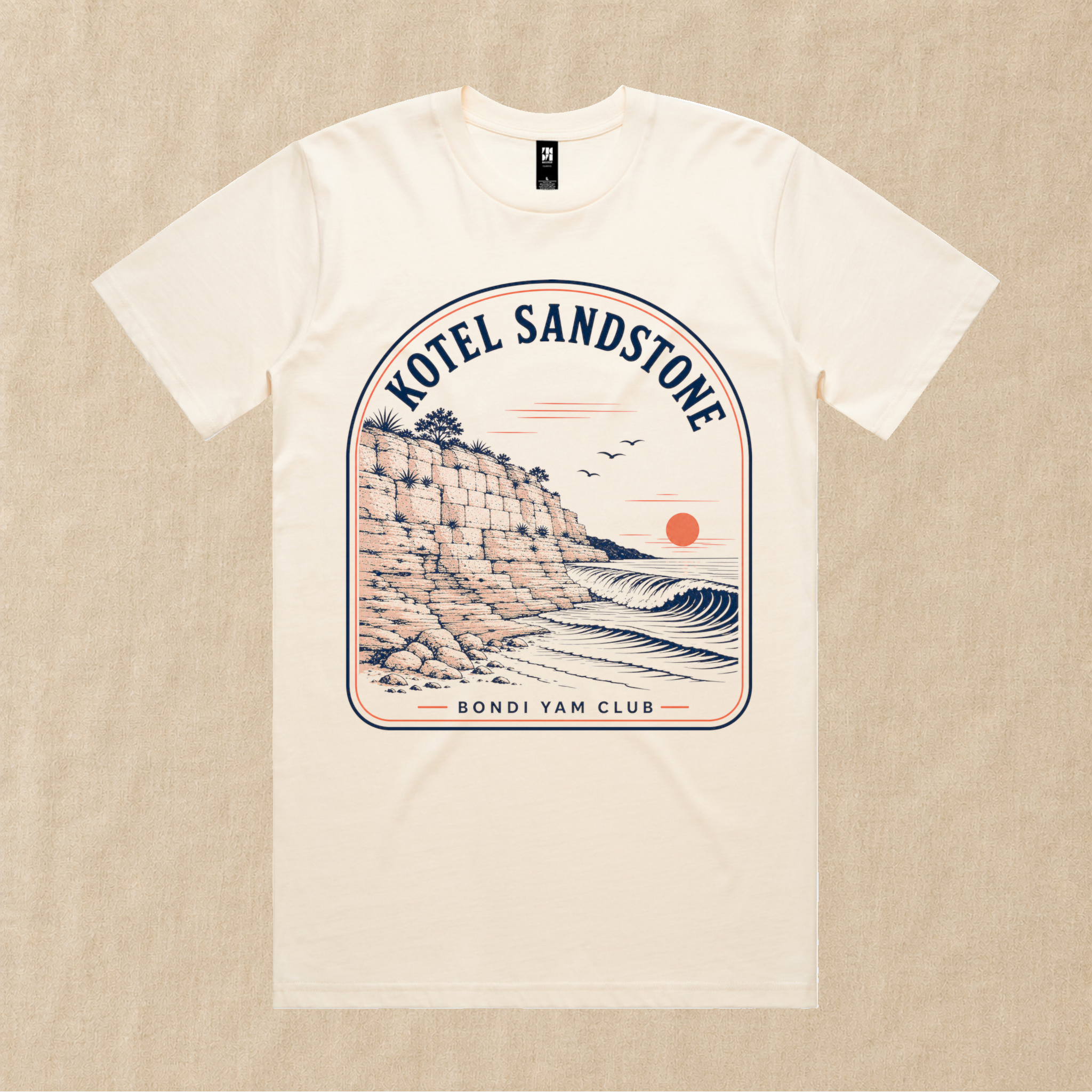 Kotel Sandstone Tee – Bondi Yam Club