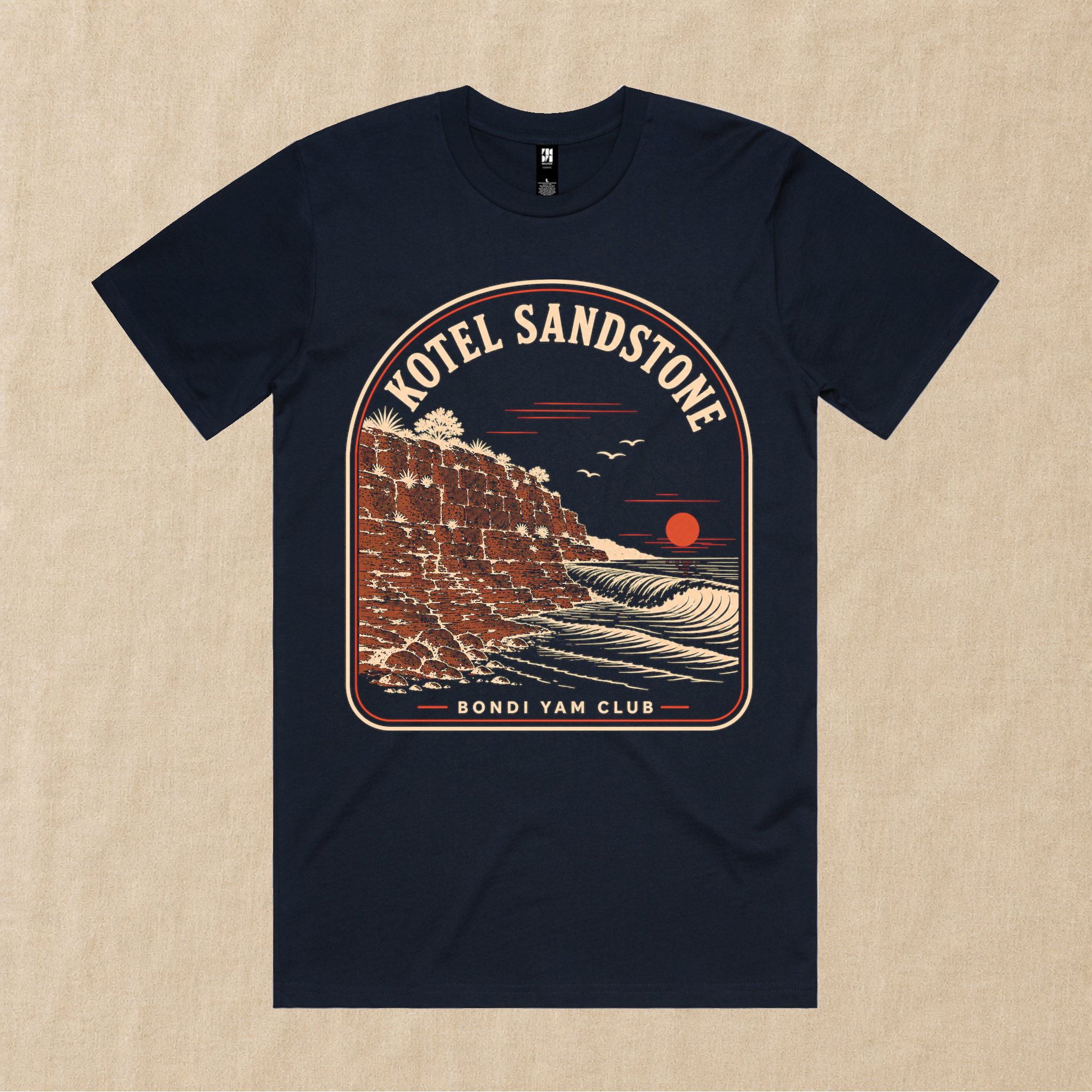 Kotel Sandstone Tee – Bondi Yam Club