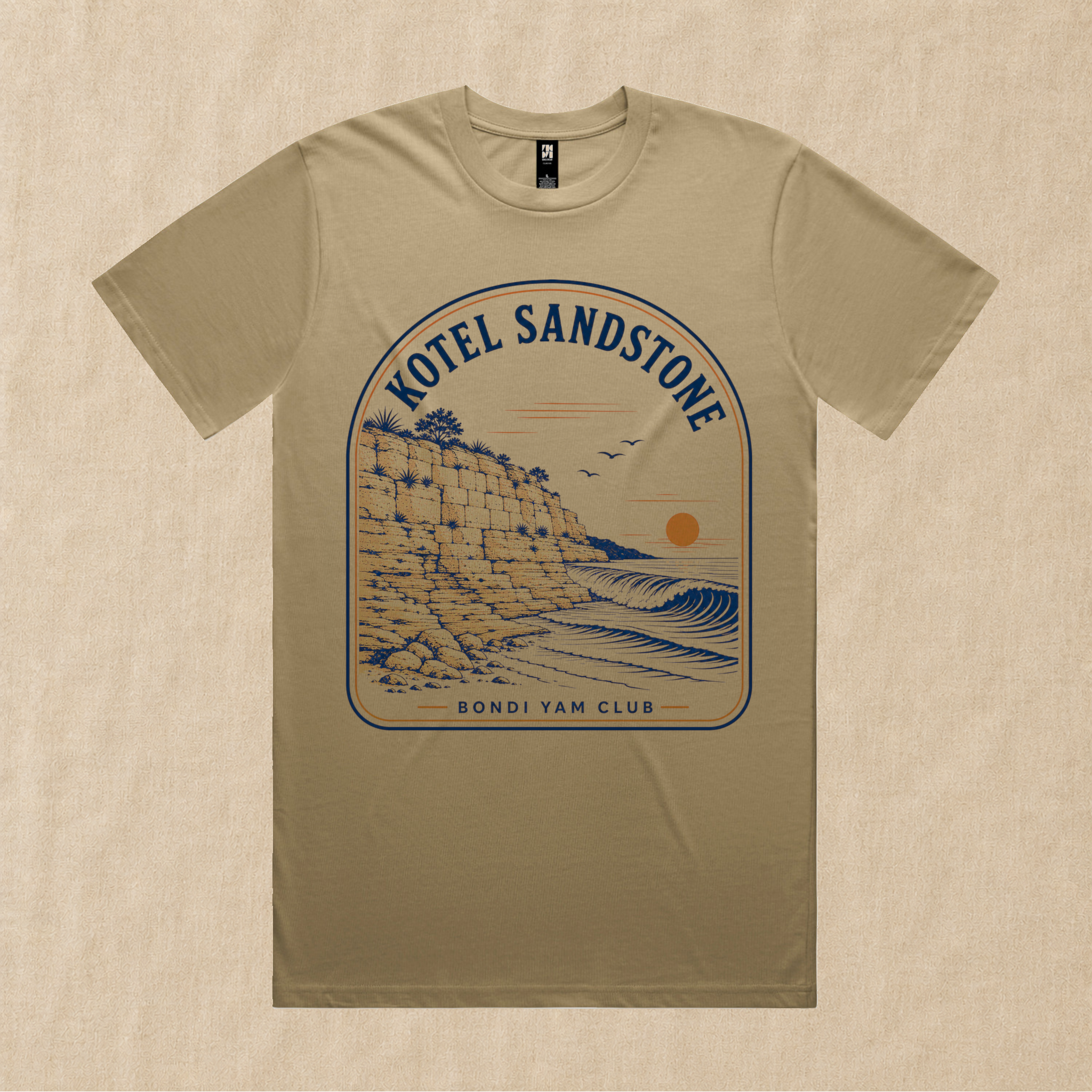 Kotel Sandstone Tee – Bondi Yam Club
