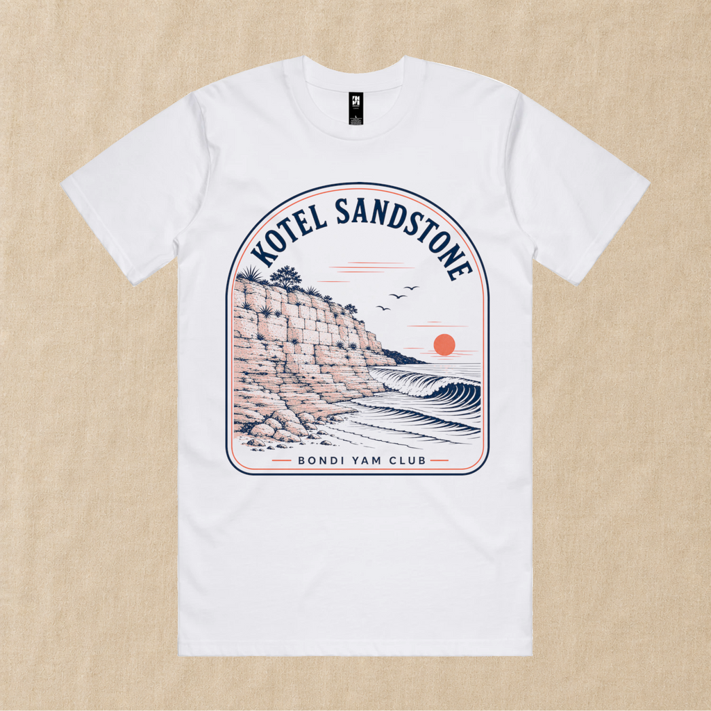Kotel Sandstone Tee – Bondi Yam Club