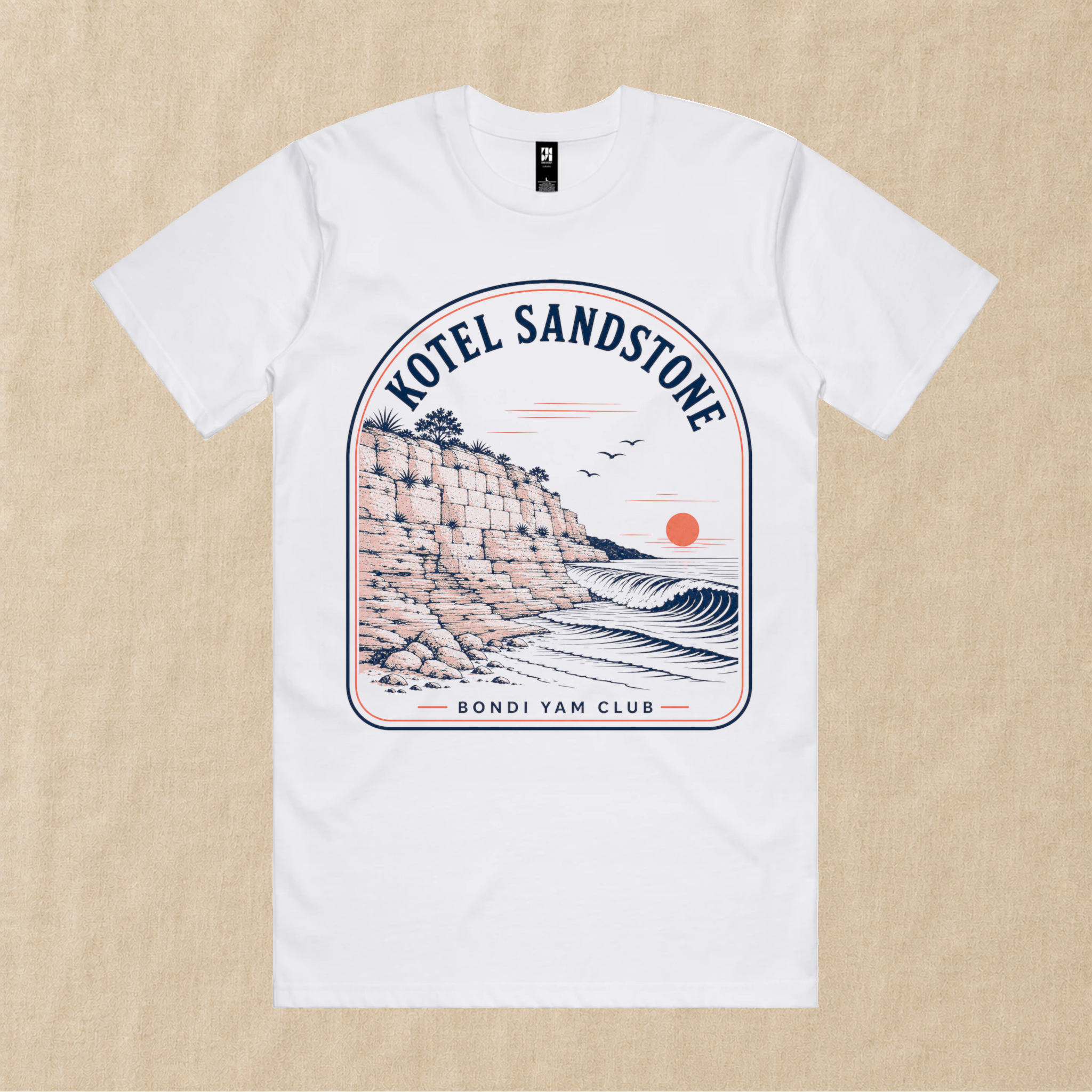 Kotel Sandstone Tee – Bondi Yam Club