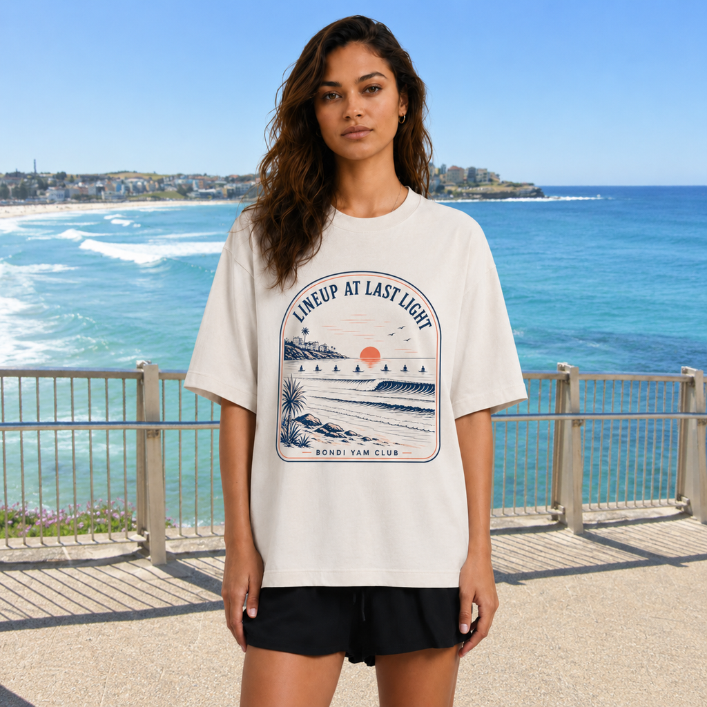 Lineup at Last Light Tee – Bondi Yam Club