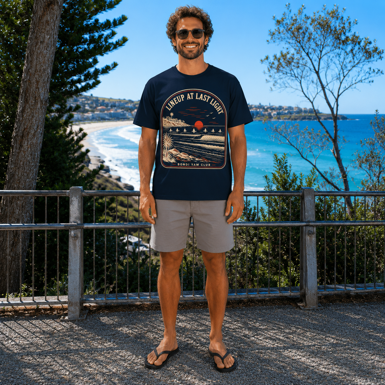 Lineup at Last Light Tee – Bondi Yam Club