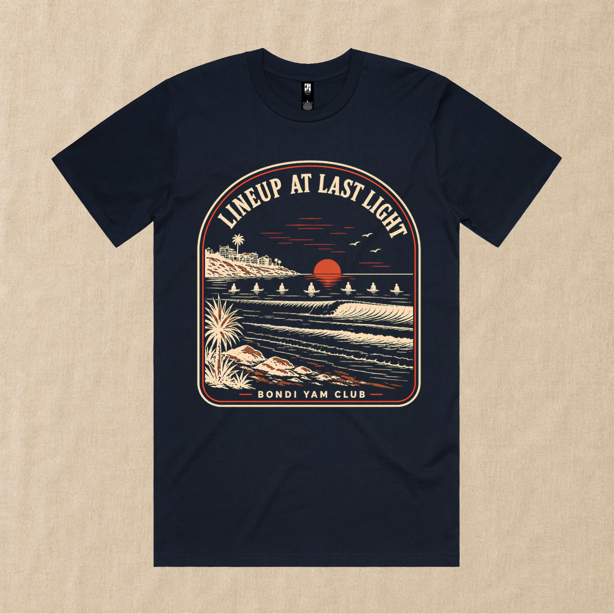 Lineup at Last Light Tee – Bondi Yam Club