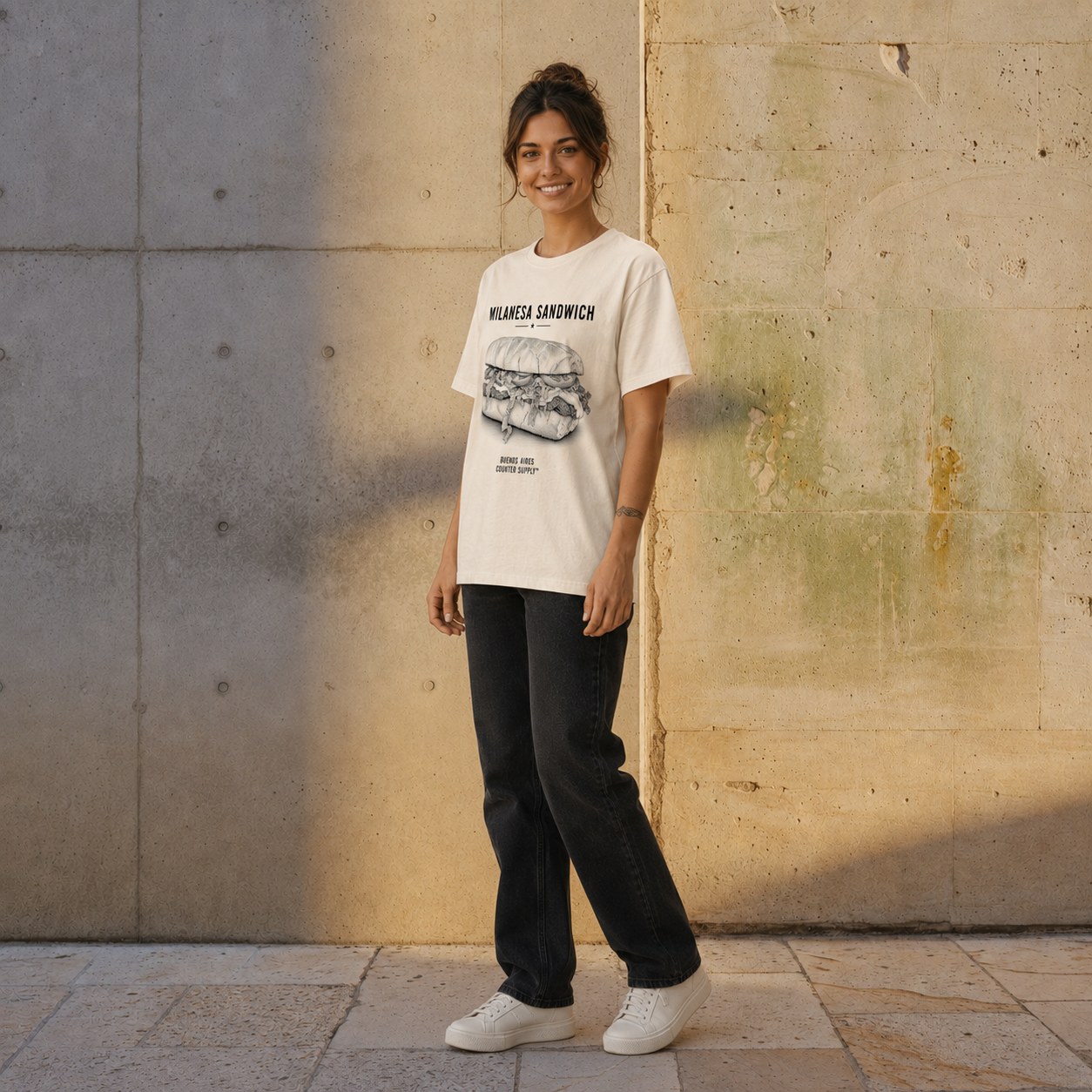 Milanesa Sandwich — Buenos Aires Tee – Counter Supply