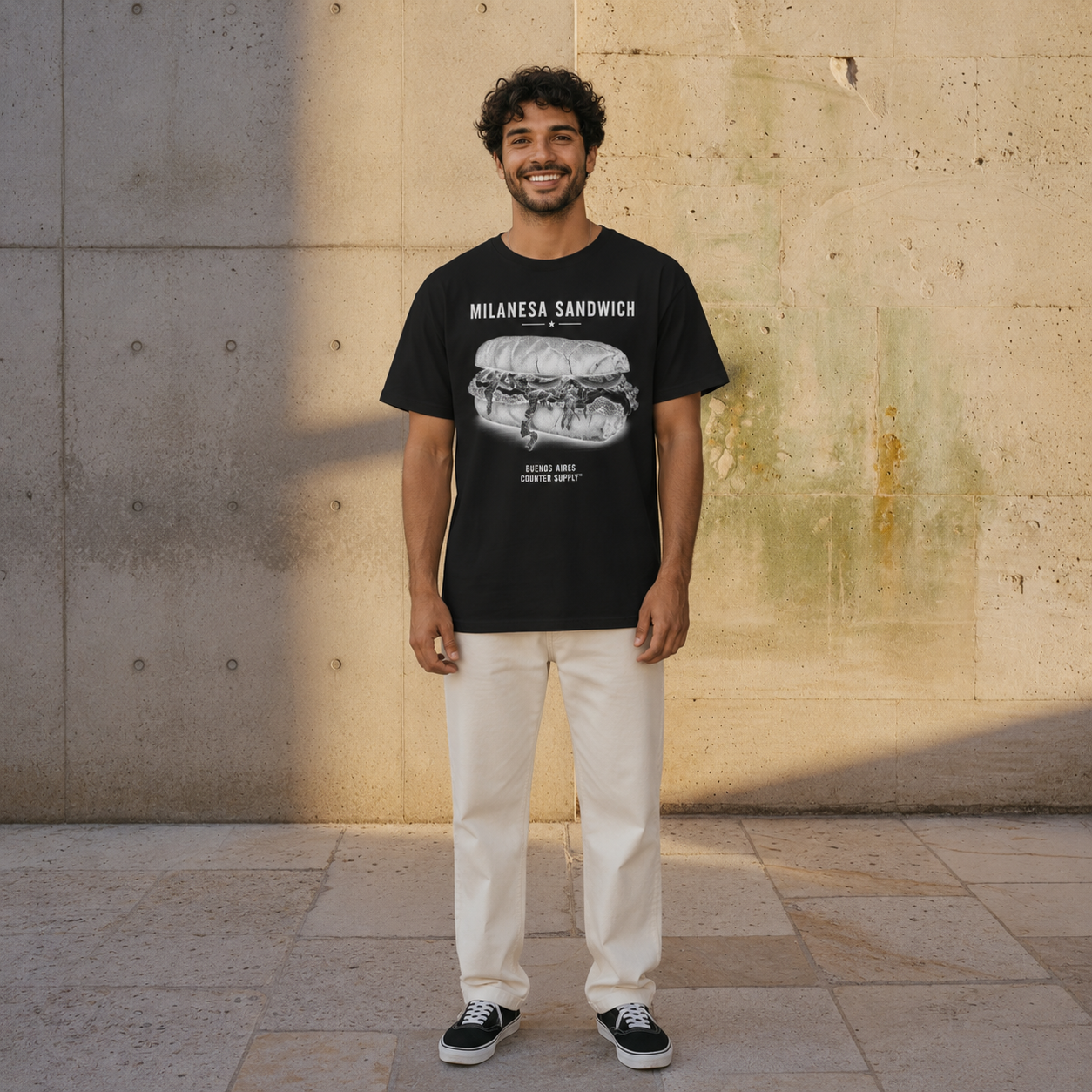 Milanesa Sandwich — Buenos Aires Tee – Counter Supply