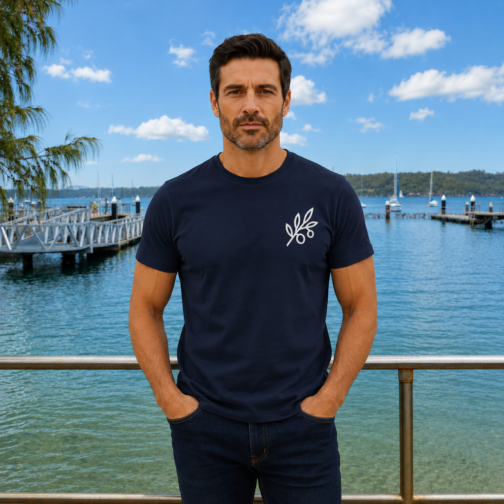 The Olive Branch — Embroidered Tee
