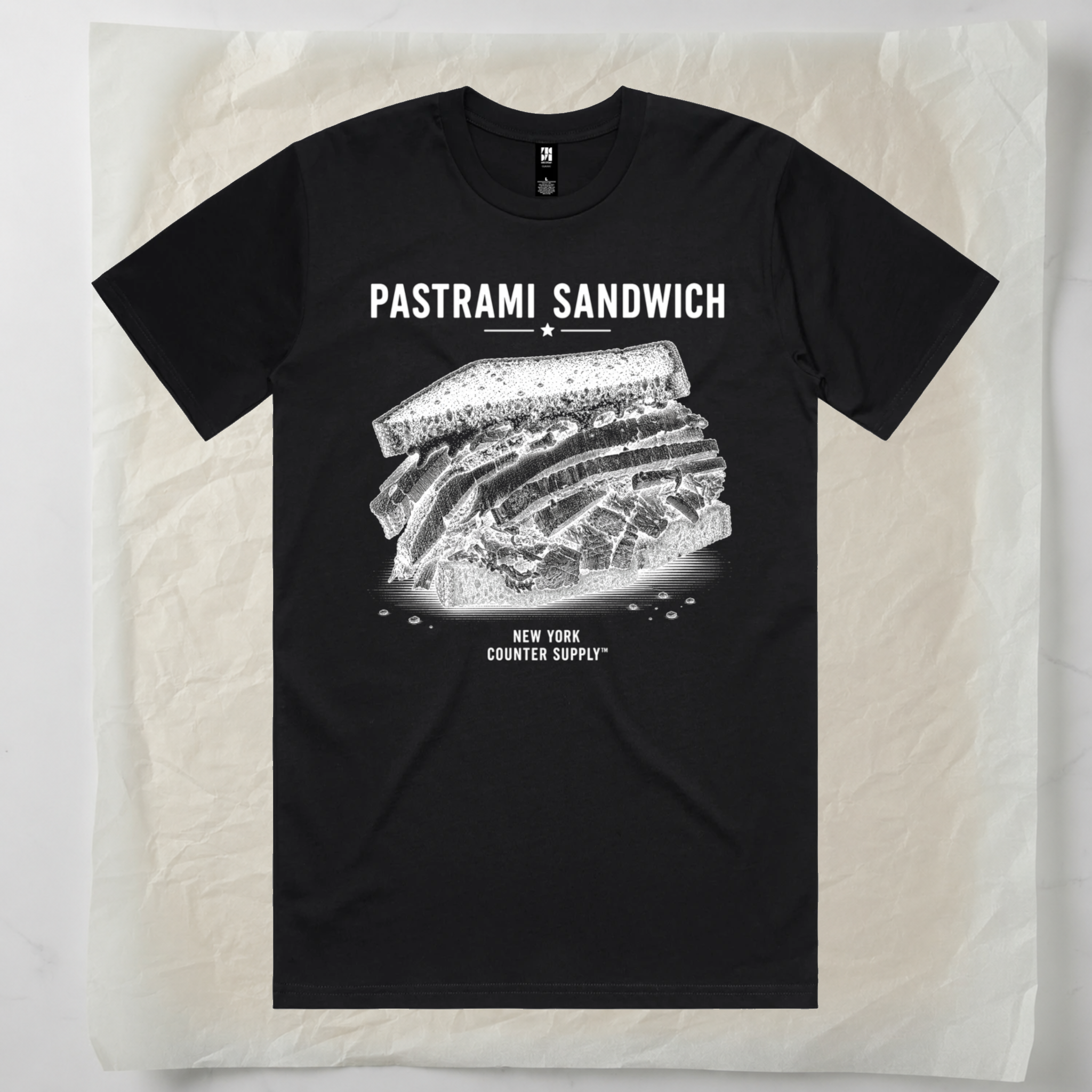 Pastrami Sandwich — New York Tee – Counter Supply