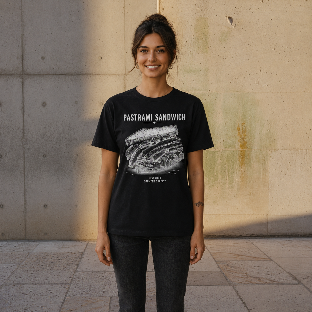 Pastrami Sandwich — New York Tee – Counter Supply