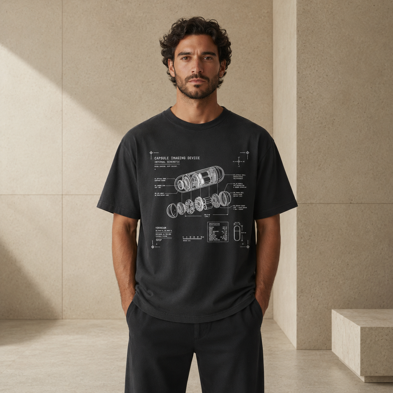 Capsule Imaging Device Tee