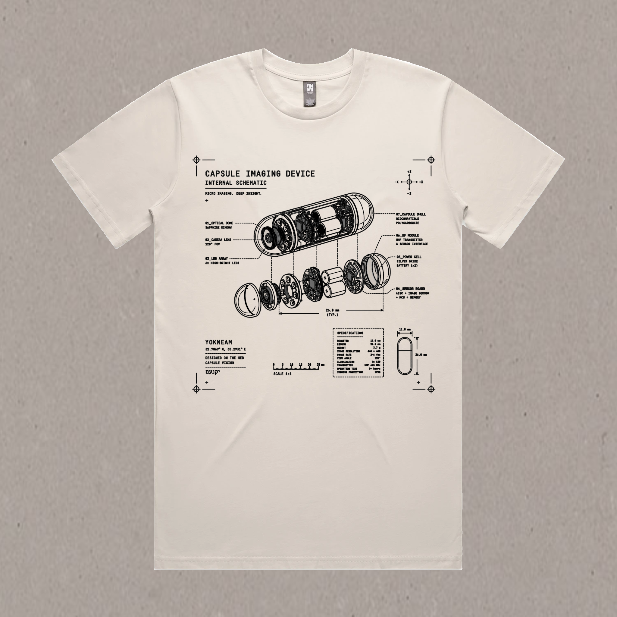 Capsule Imaging Device Tee