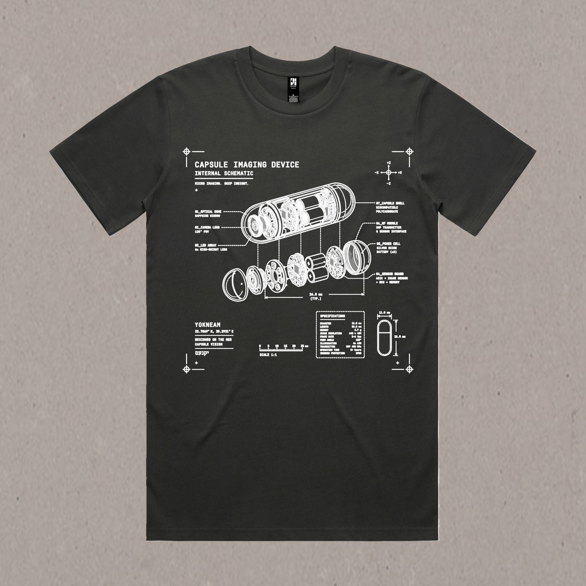 Capsule Imaging Device Tee
