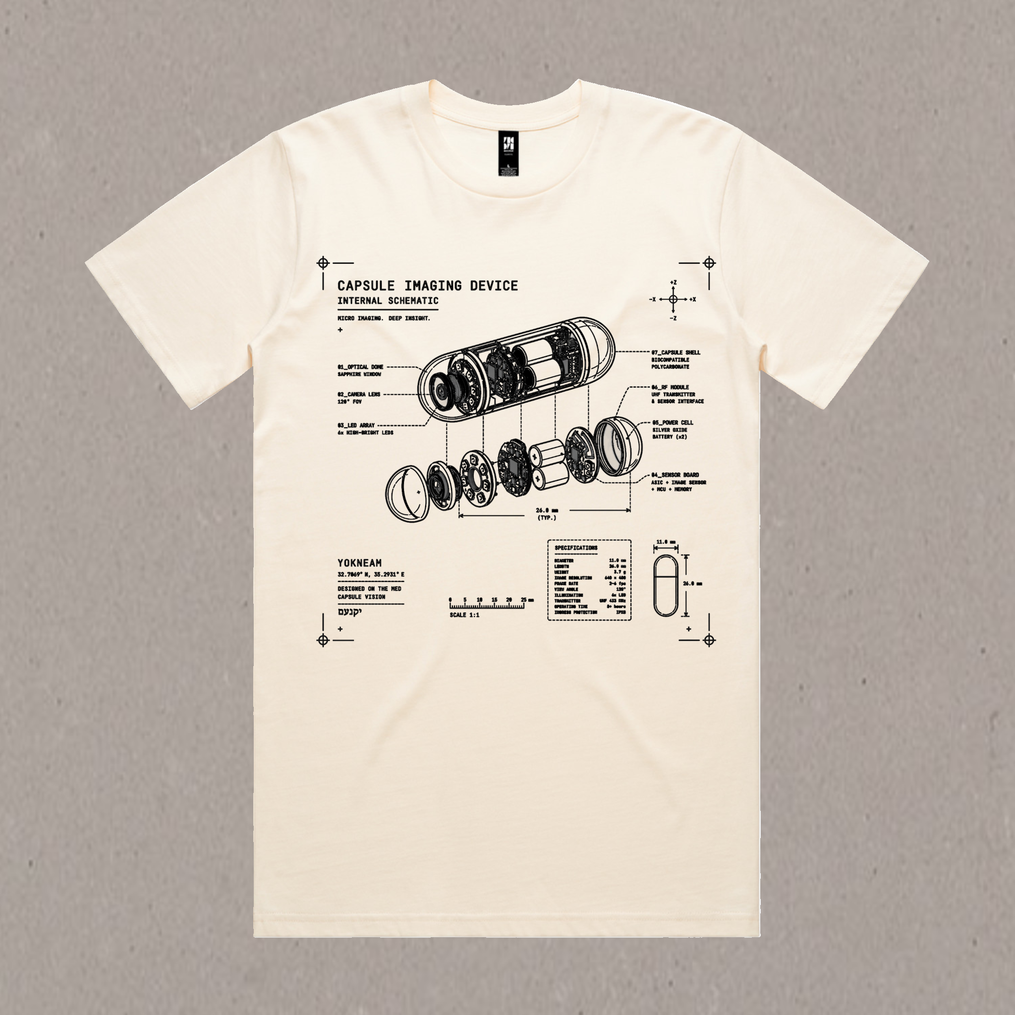 Capsule Imaging Device Tee