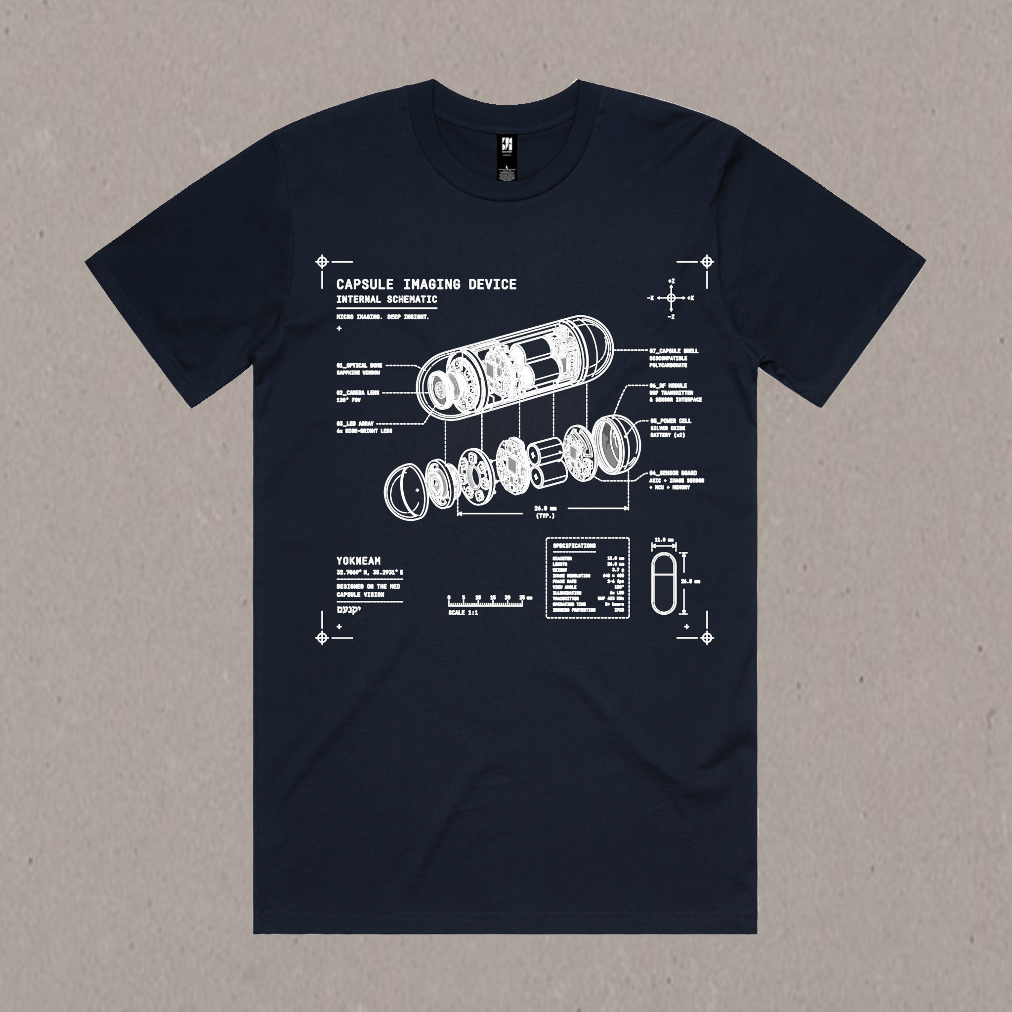 Capsule Imaging Device Tee